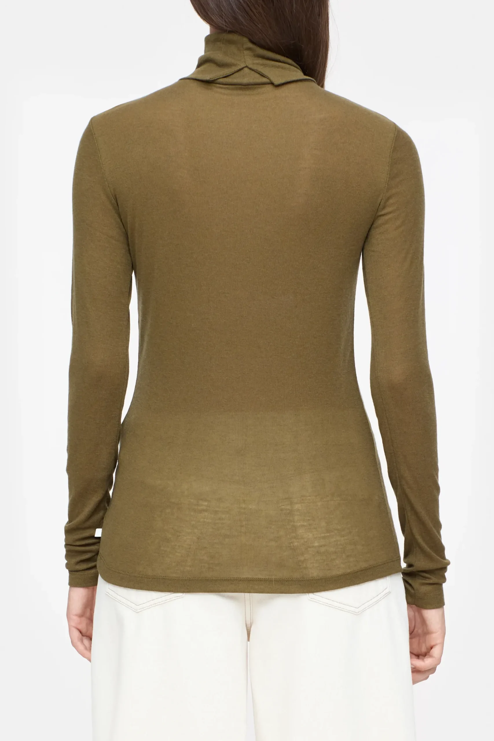 Closed T-shirts*Langarmshirt mit Rollkragen Vergreen