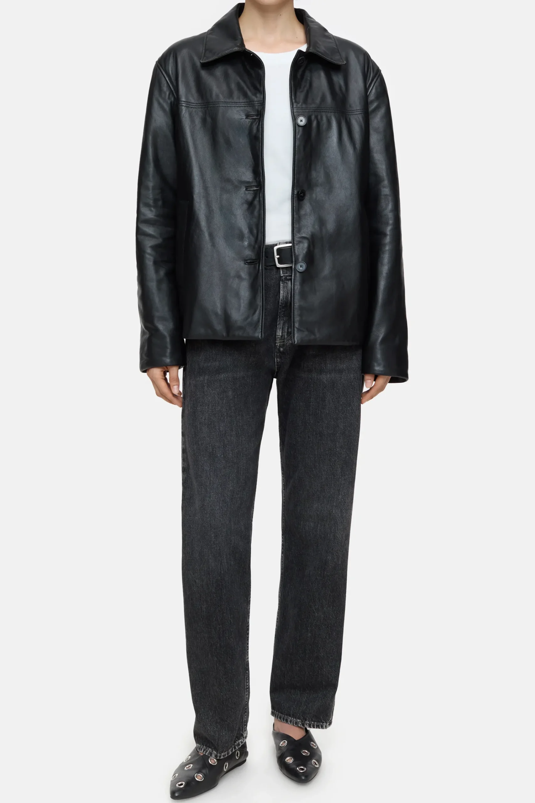 Closed Jacken & Mäntel*Lederjacke Black