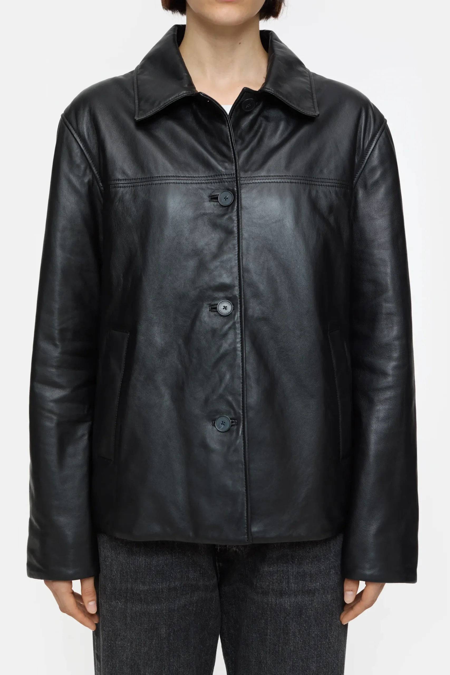 Closed Jacken & Mäntel*Lederjacke Black