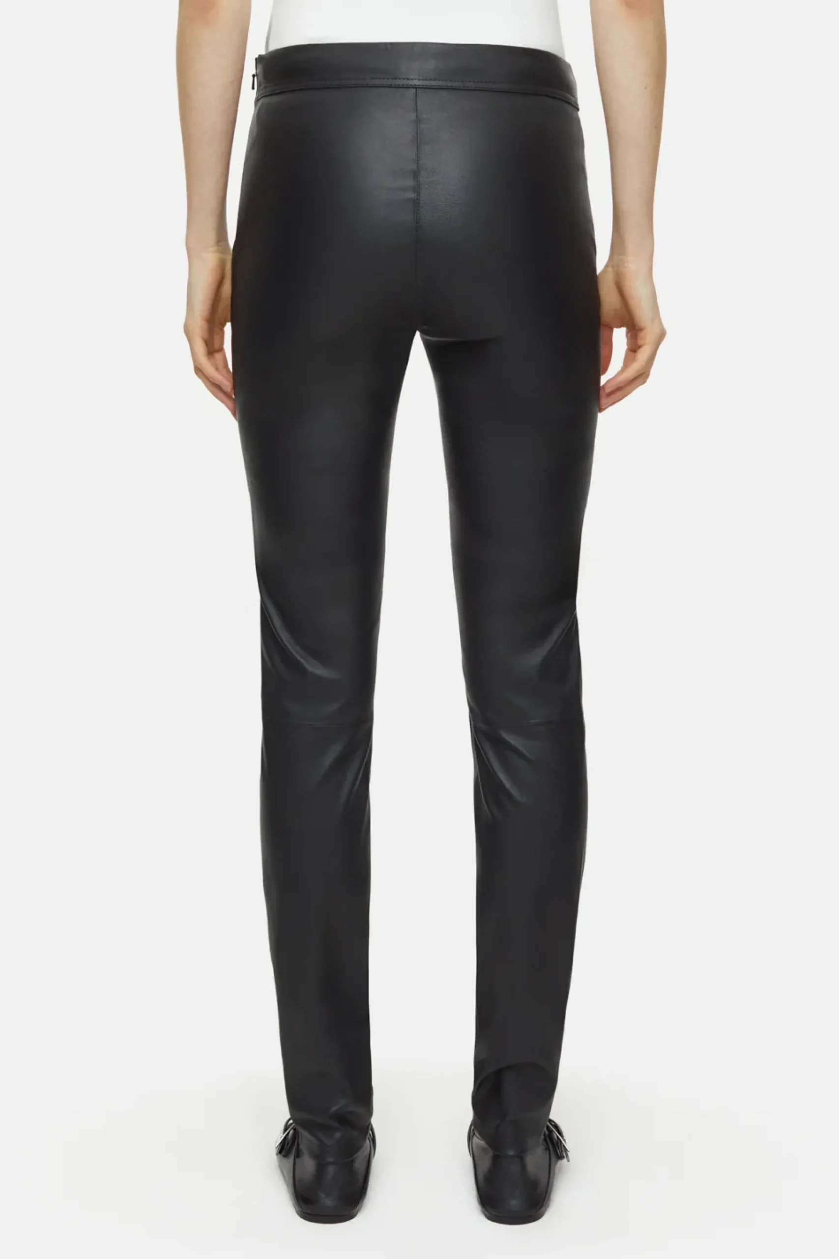 Closed Hosen*Leggings aus Nappaleder Black