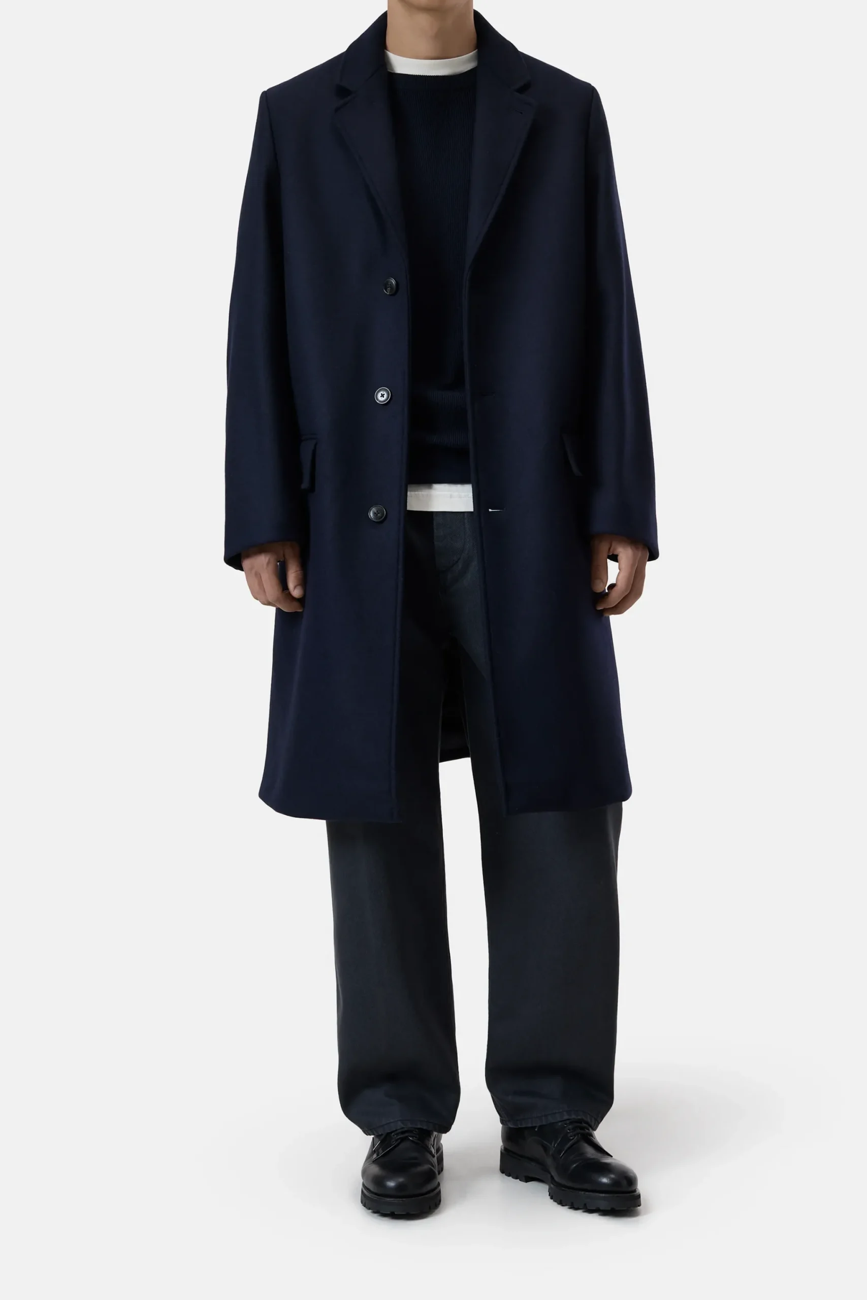 Closed Jacken & Mäntel*Mantel aus Woll-Mix Darknight