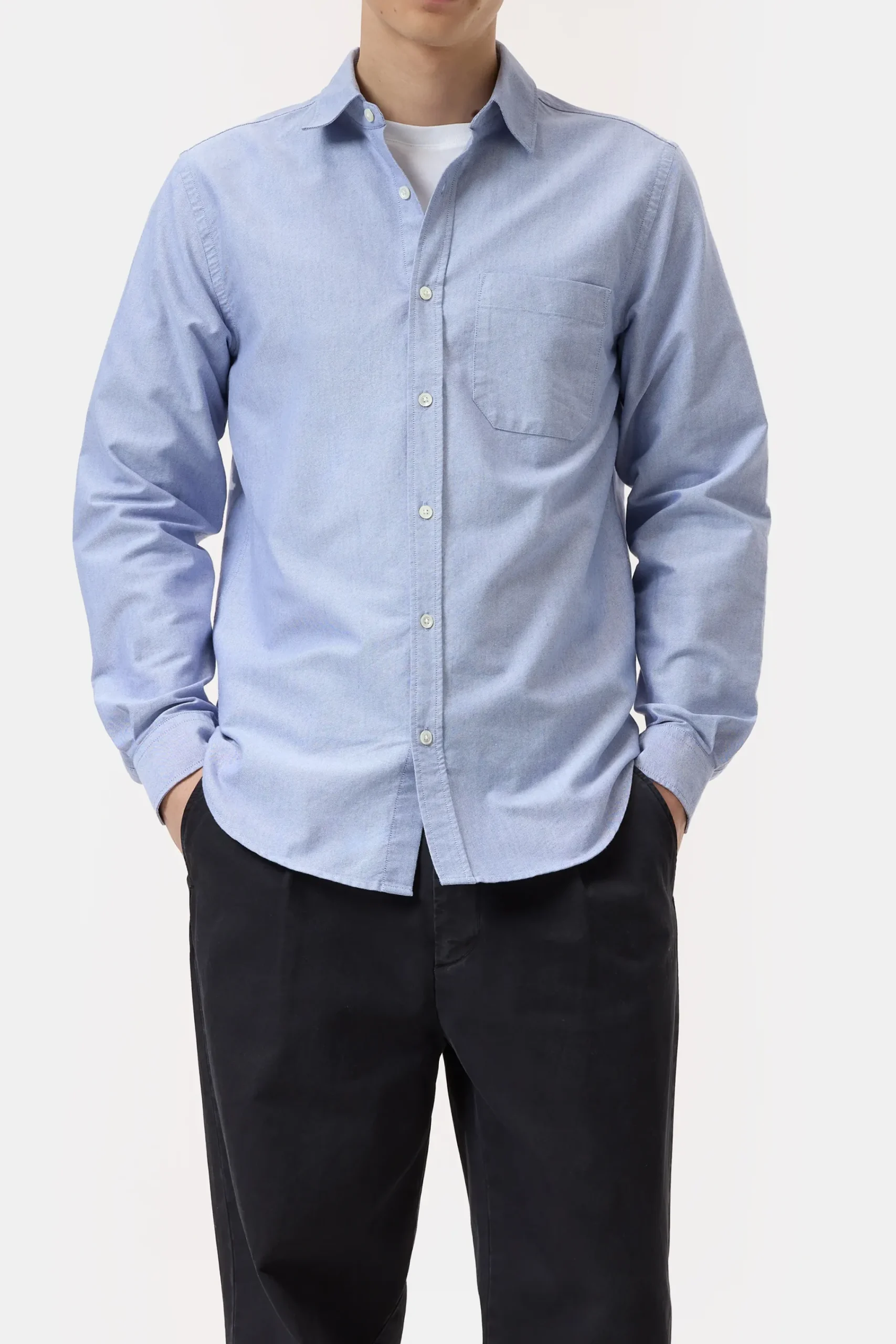 Closed Hemden*Oxford-Hemd aus Bio-Baumwolle Darknight