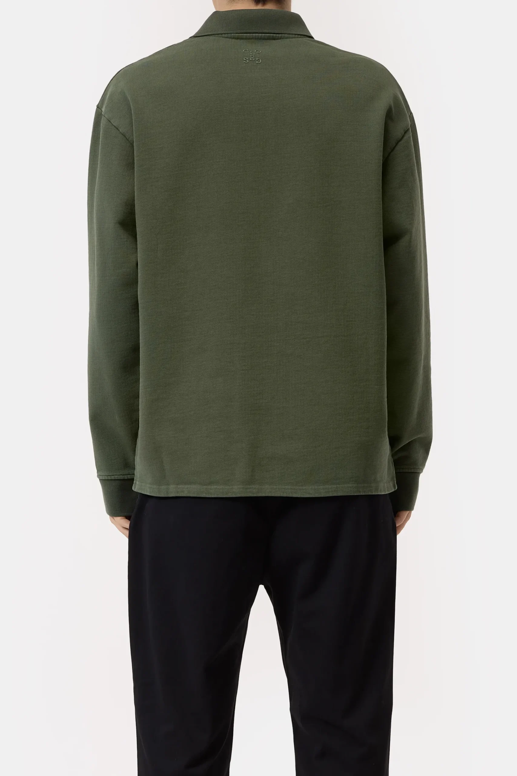 Closed T-shirts*Polo-Pullover aus reiner Bio-Baumwolle Olivegreen