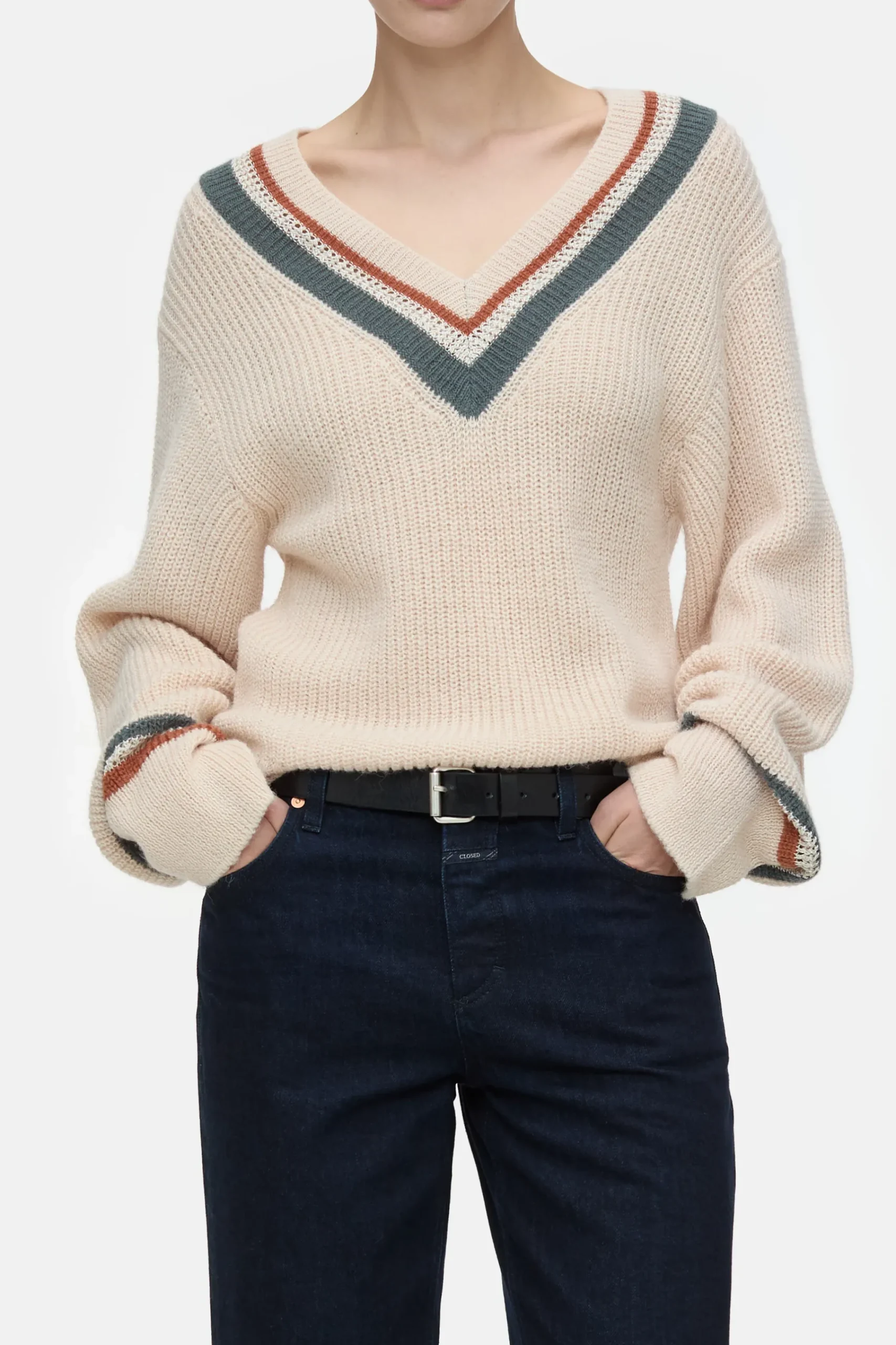 Closed Strick*Pullover aus Alpaka-Mix Albicocca