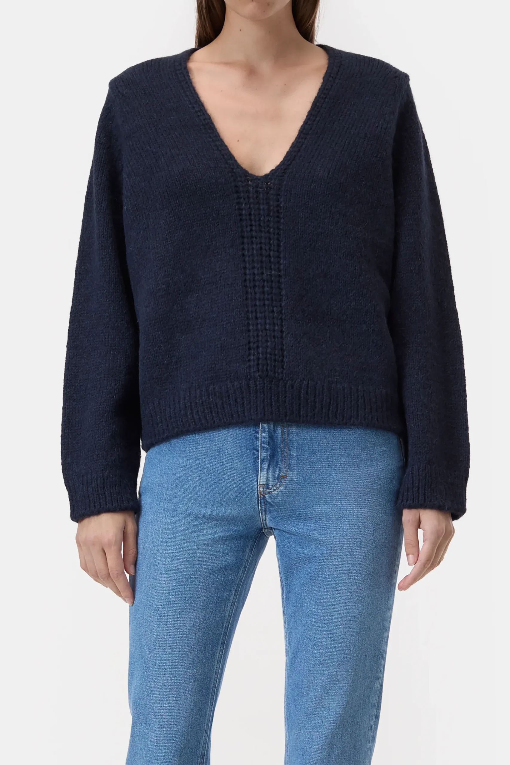 Closed Strick*Pullover aus Alpaka-Mix Darknight