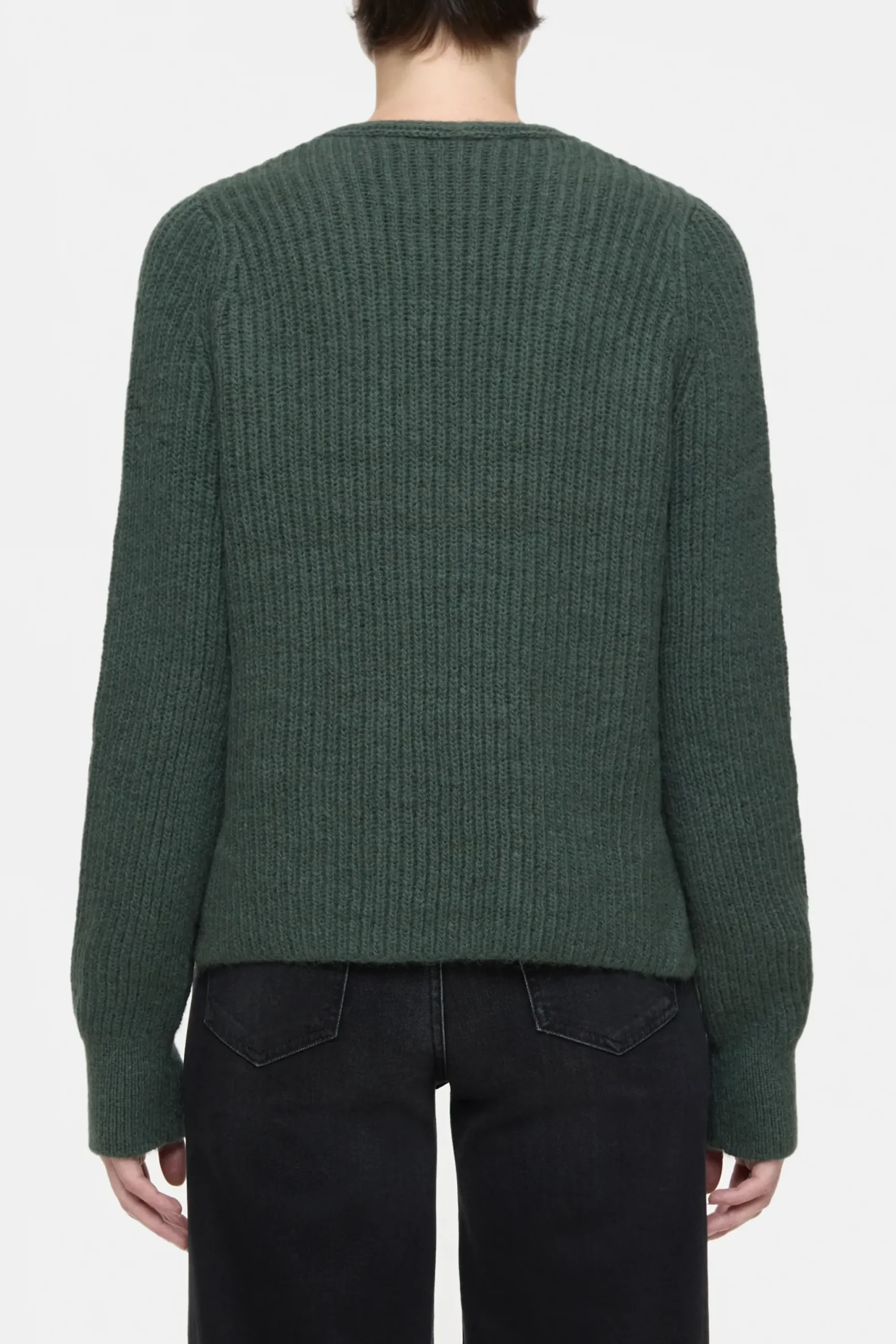 Closed Strick*Pullover aus Alpaka-Mix Pinigreen