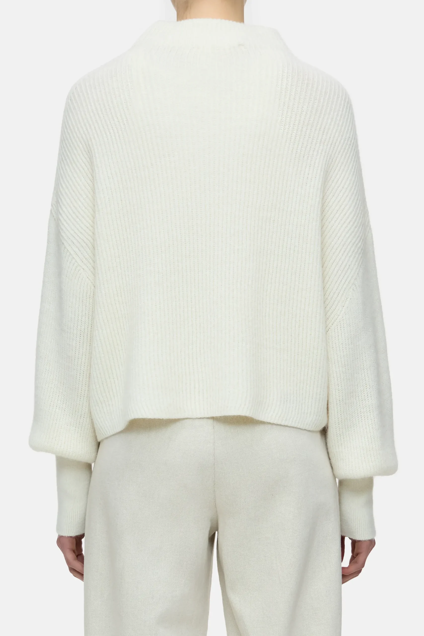 Closed Strick*Pullover aus Alpaka-Mix Ivory