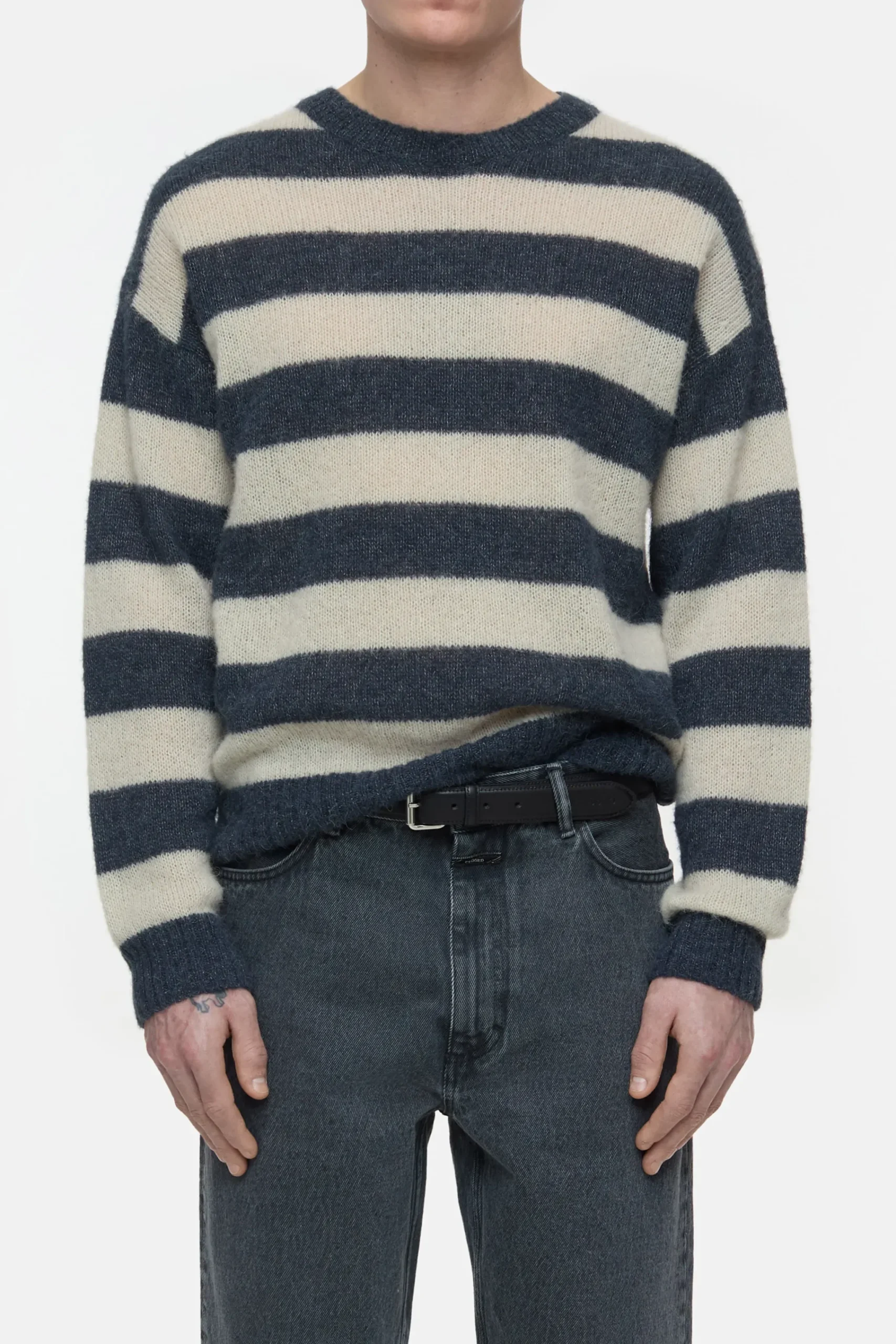 Closed Strick*Pullover aus Alpaka-Woll-Mix Smokeyblue