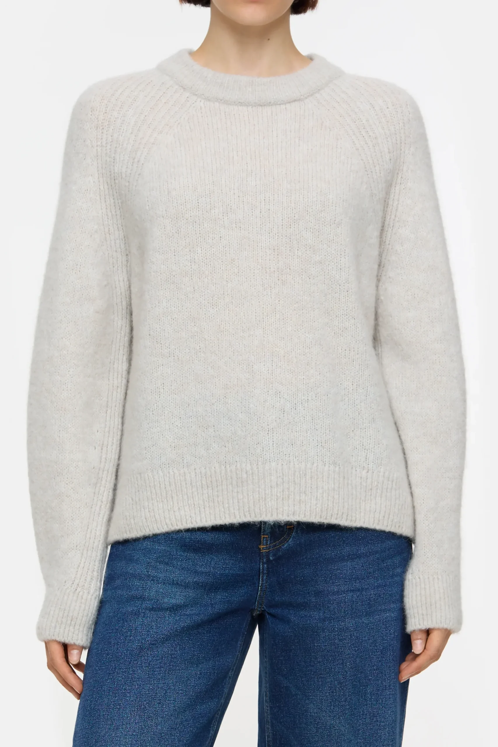 Closed Strick*Pullover aus Alpaka-Woll-Mix Stonebeige