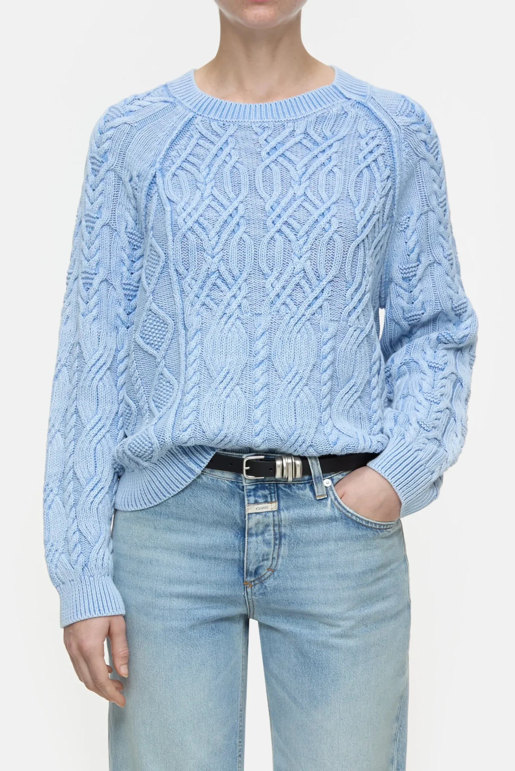 Closed Strick*Pullover aus Bio-Baumwolle Lazioblue