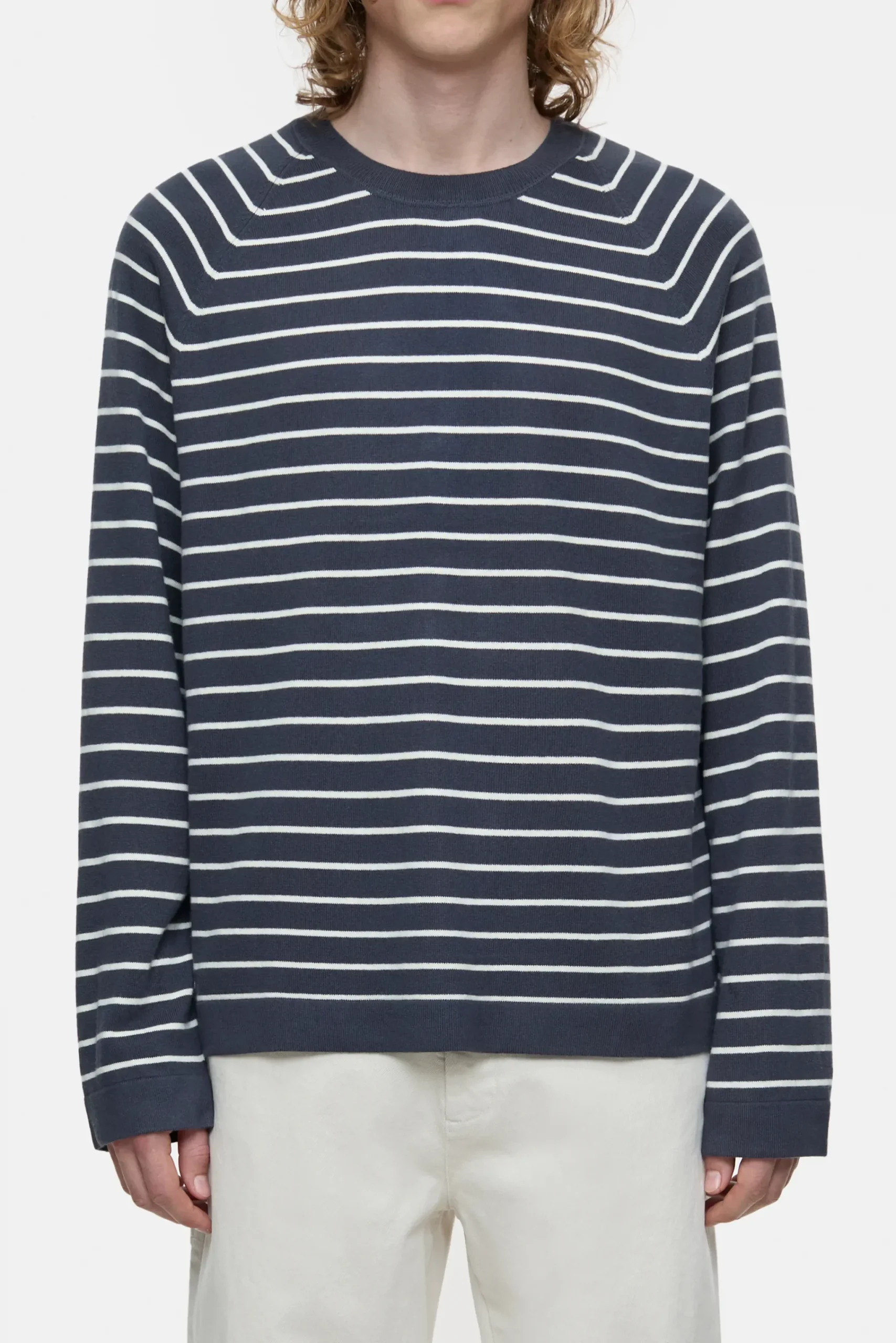 Closed Strick*Pullover aus Bio-Baumwoll-Mix Smokeyblue