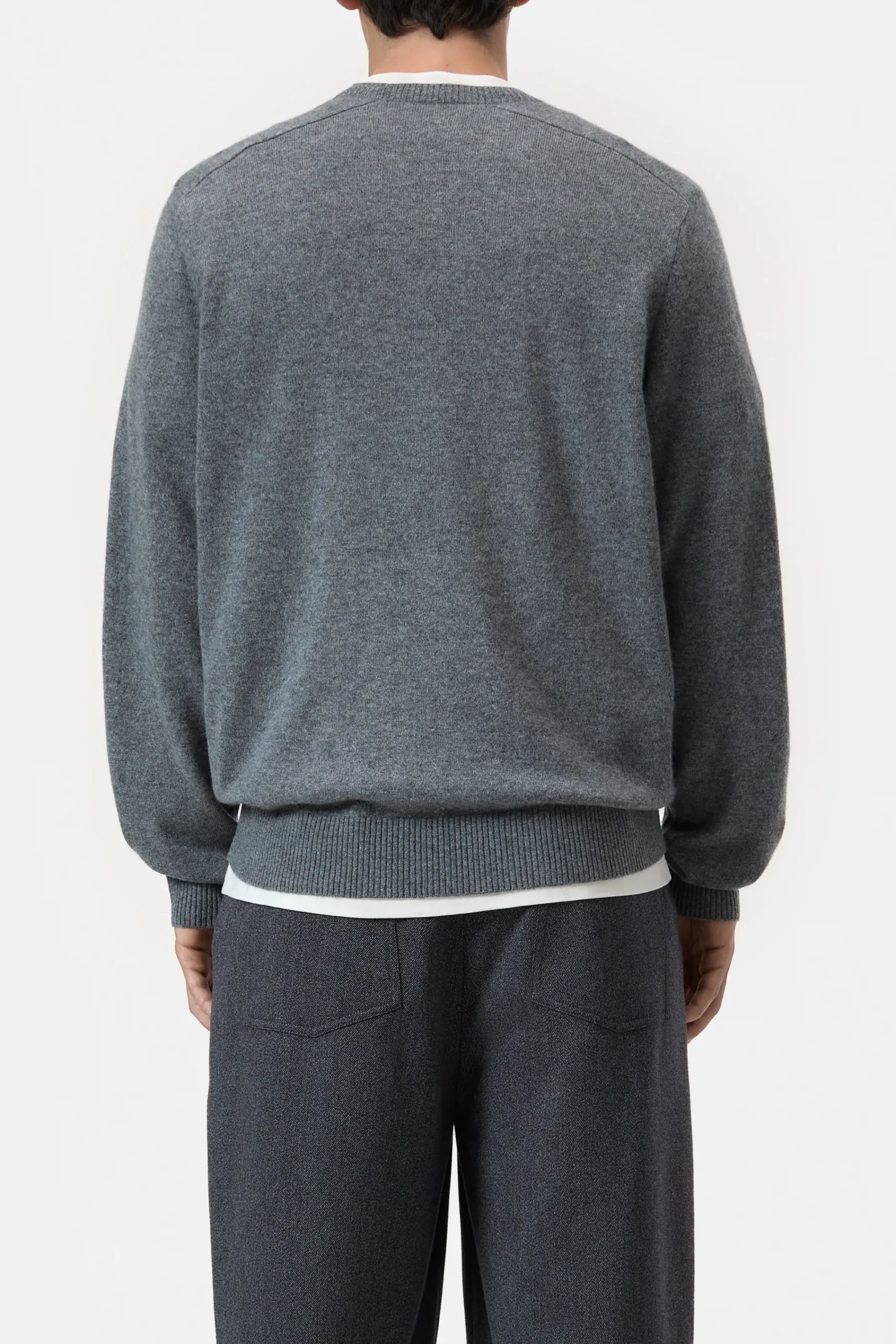 Closed Strick*Pullover aus Kaschmir Darkgreymelange