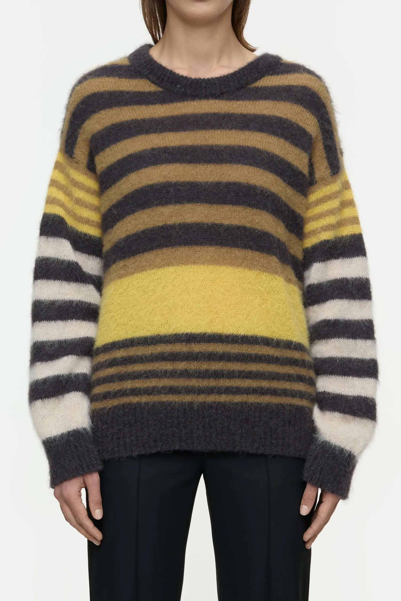 Closed Strick*Pullover aus Mohair-Mix Multicolour