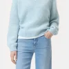 Closed Strick*Pullover aus Woll-Alpaka-Mix Lightskyblue