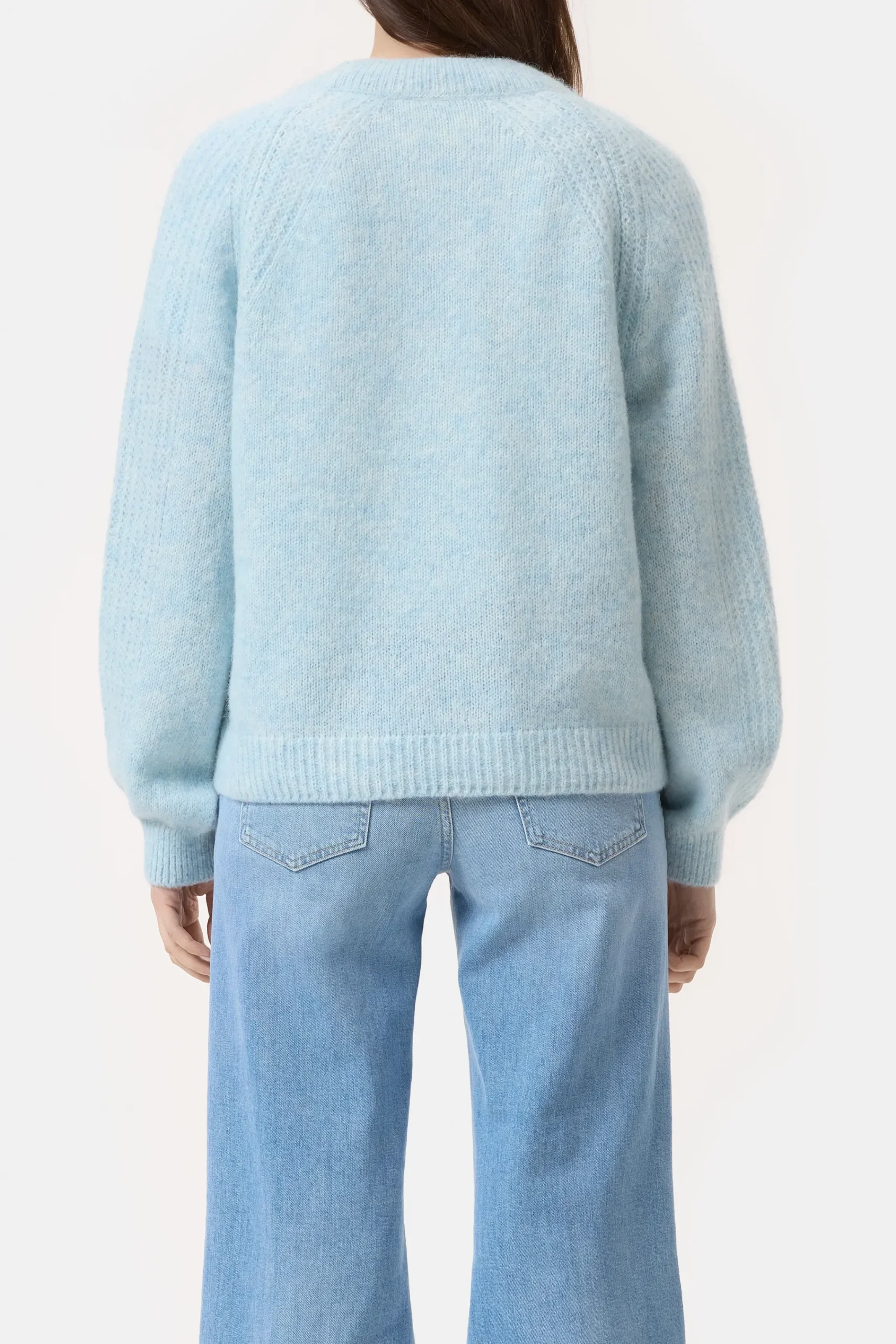 Closed Strick*Pullover aus Woll-Alpaka-Mix Lightskyblue