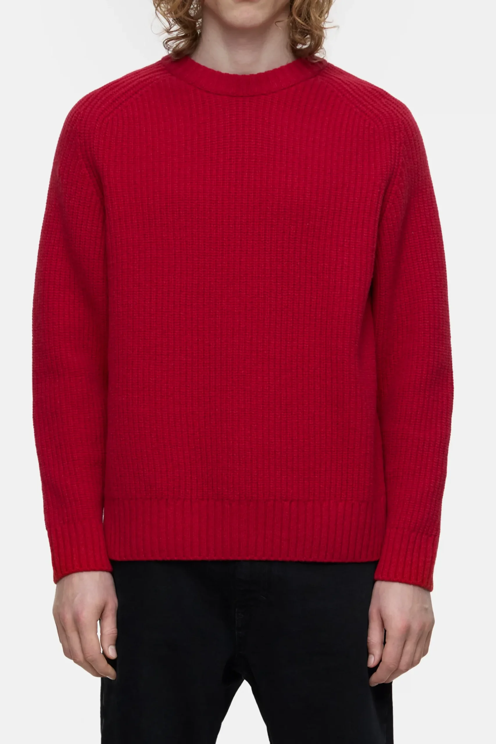 Closed Strick*Pullover aus Wolle Chilipepperred