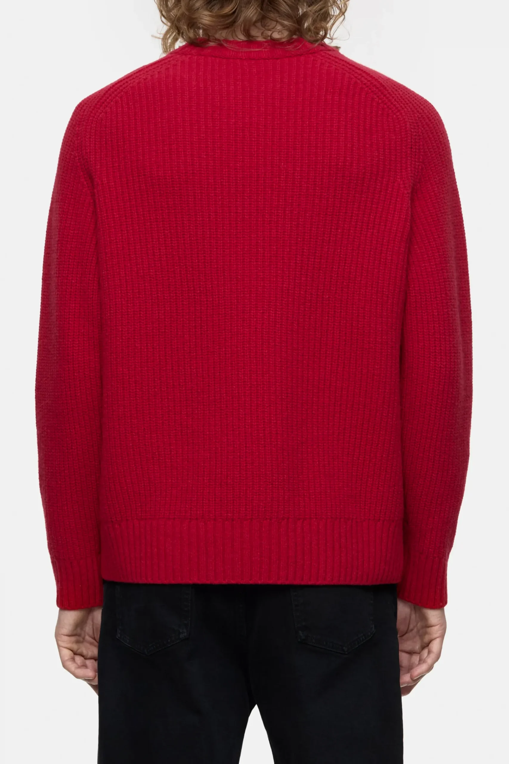 Closed Strick*Pullover aus Wolle Chilipepperred