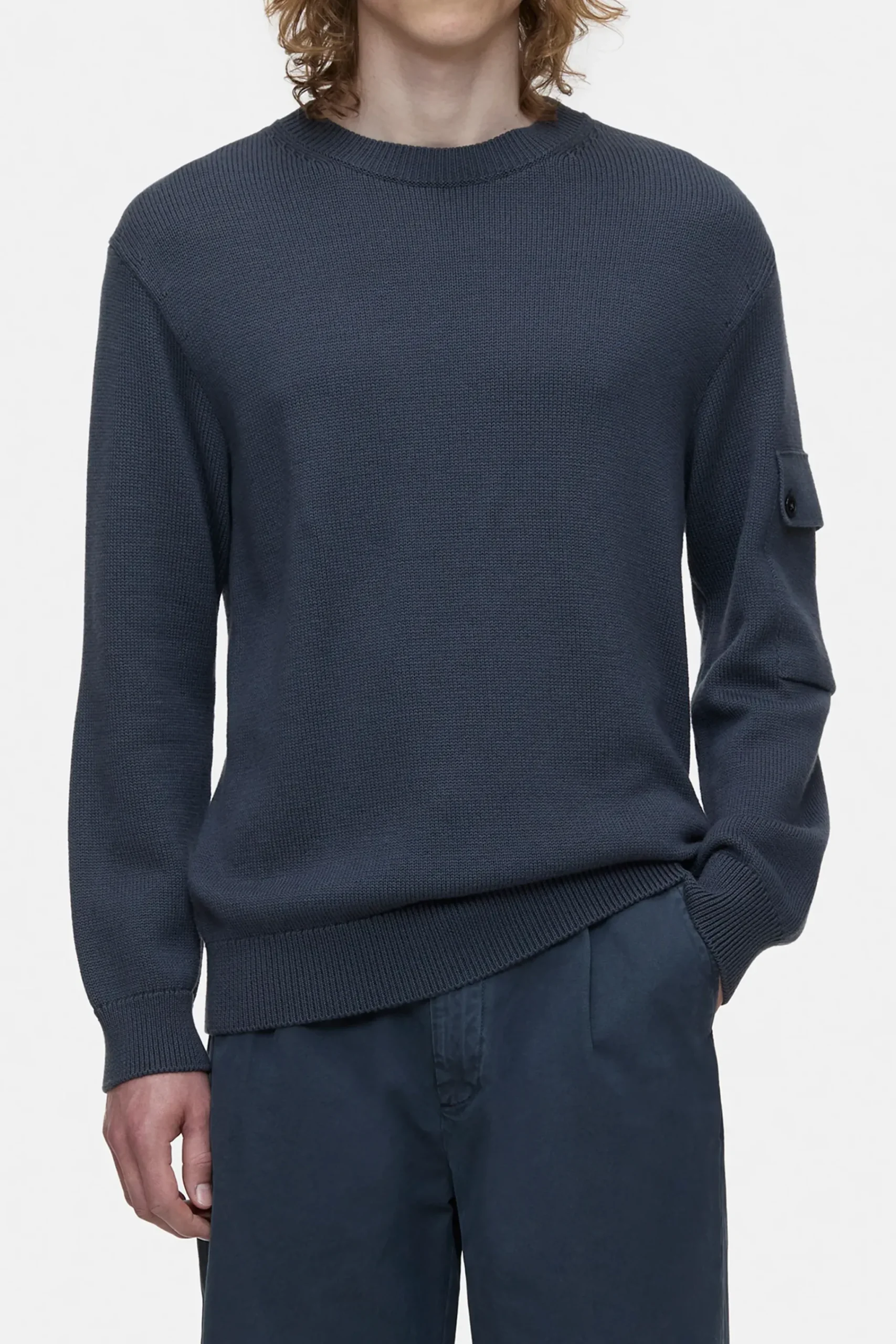 Closed Strick*Pullover aus Woll-Mix Smokeyblue