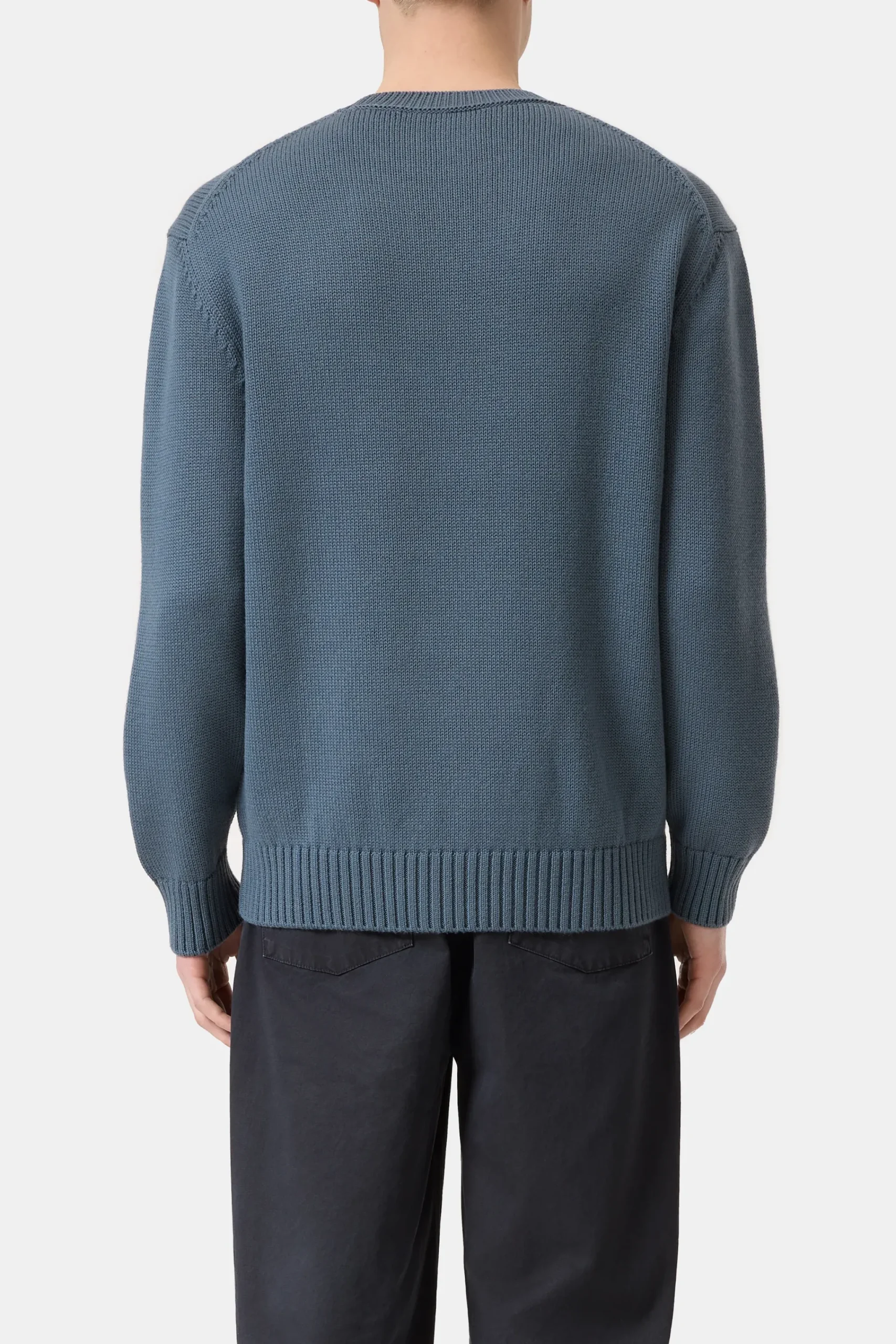 Closed Strick*Pullover aus Woll-Mix Graphiteblue