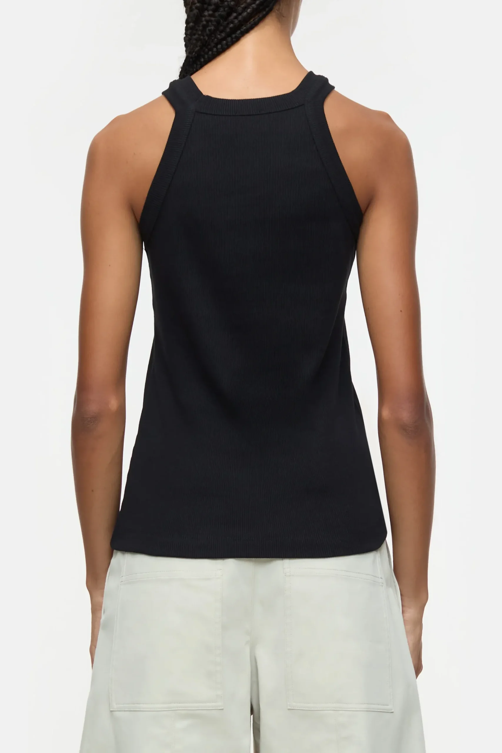 Closed T-shirts*Racer Top aus Bio-Baumwoll-Mix Black