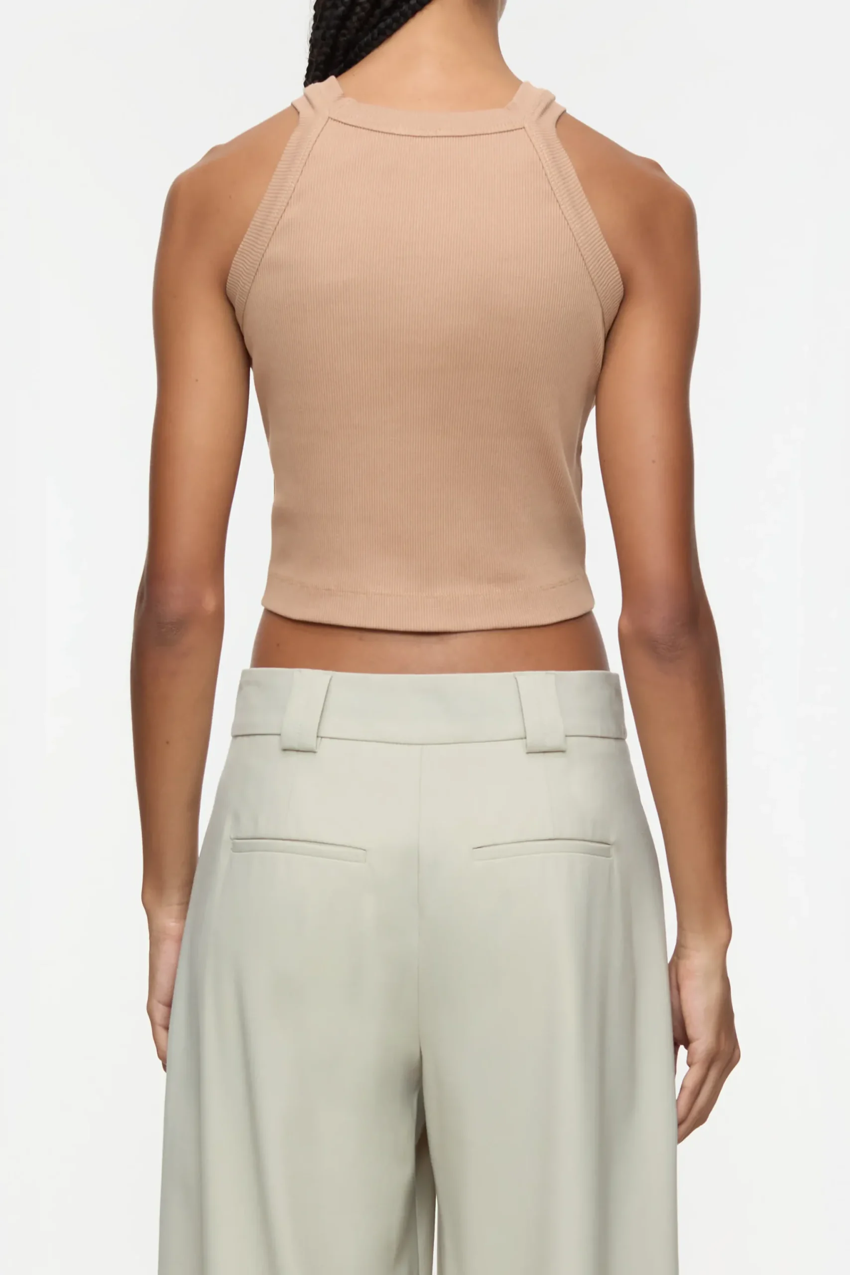 Closed T-shirts*Racer Top aus Bio-Baumwoll-Mix Biscottibrown