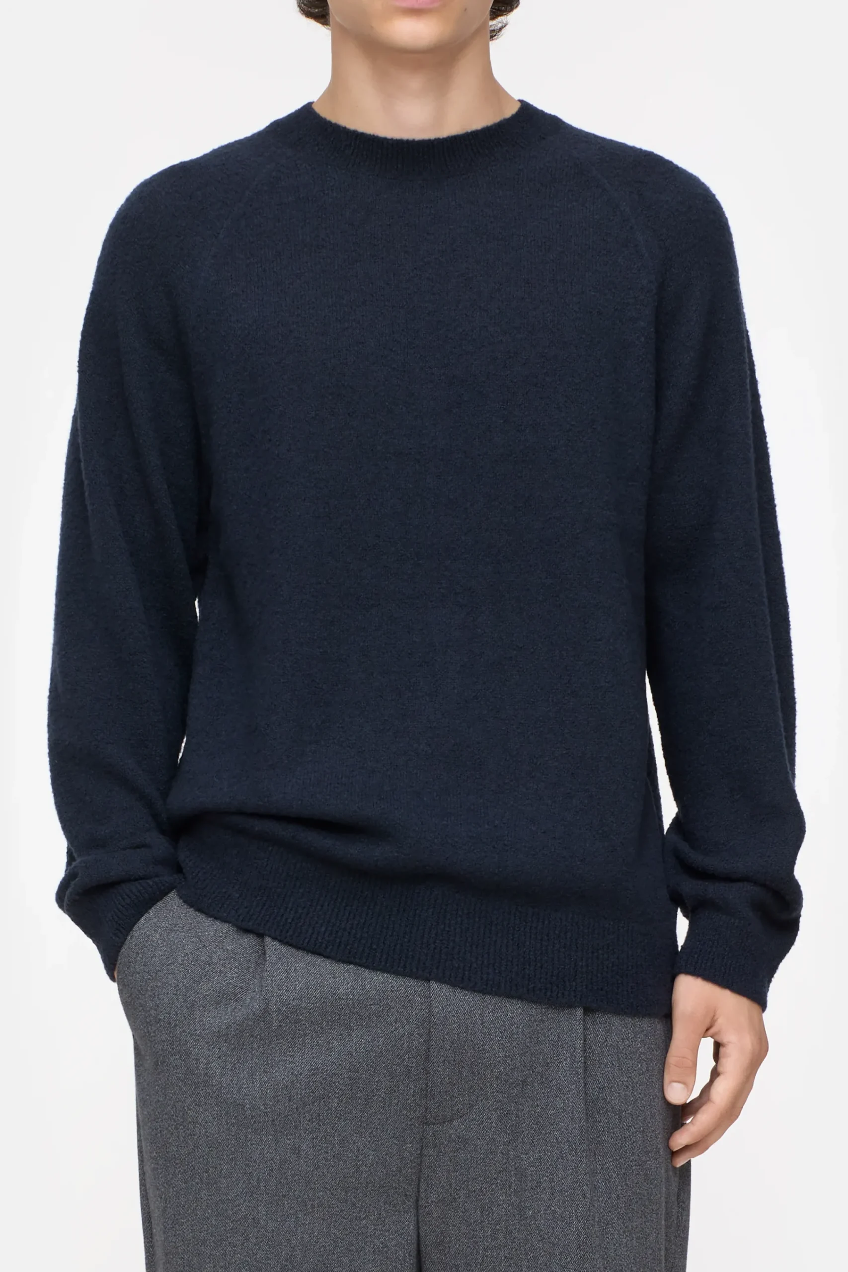 Closed Strick*Raglan Pullover aus Woll-Mix Darknight