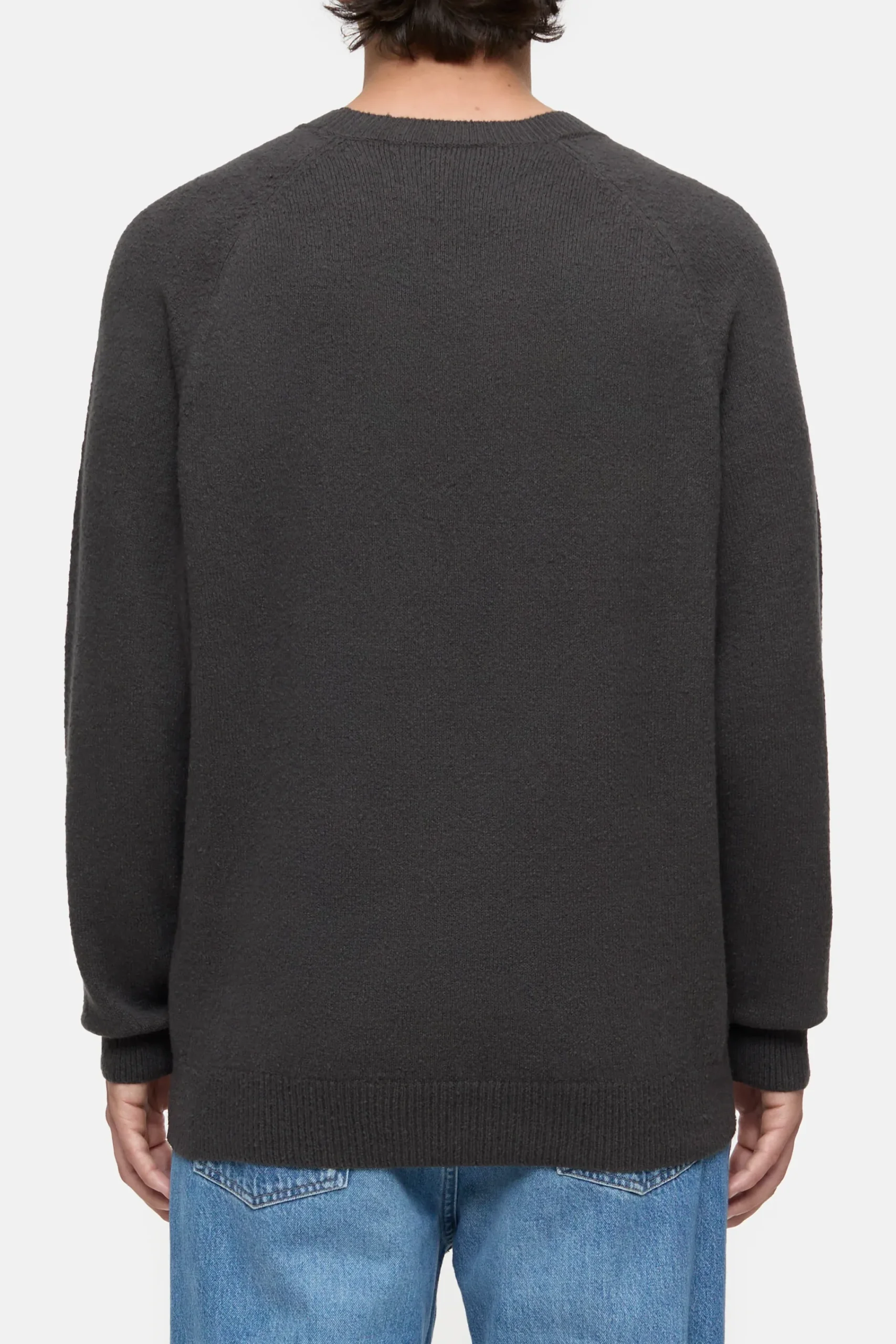 Closed Strick*Raglan-Pullover aus Bio-Baumwoll-Mix Tapenadegrey