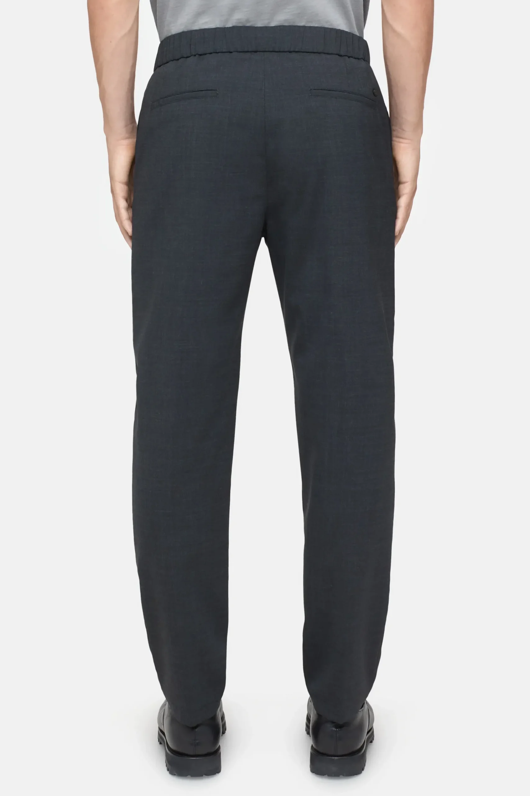 Closed Hosen*Regular Pants - Style Name Vigo Tapered anthracitemelange