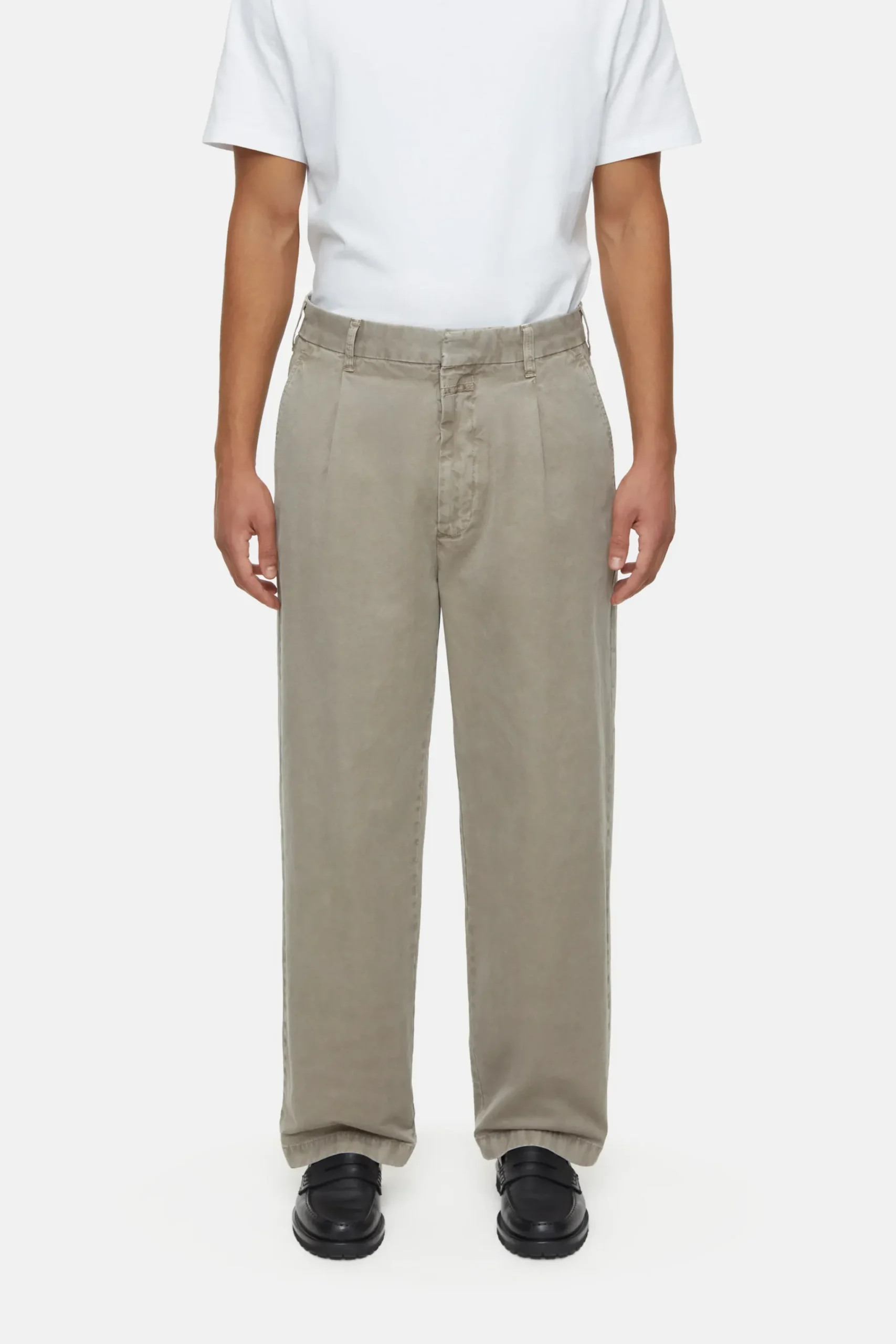 Closed Hosen*Relaxed Pants - Style Name Blomberg Wide Naturallinen