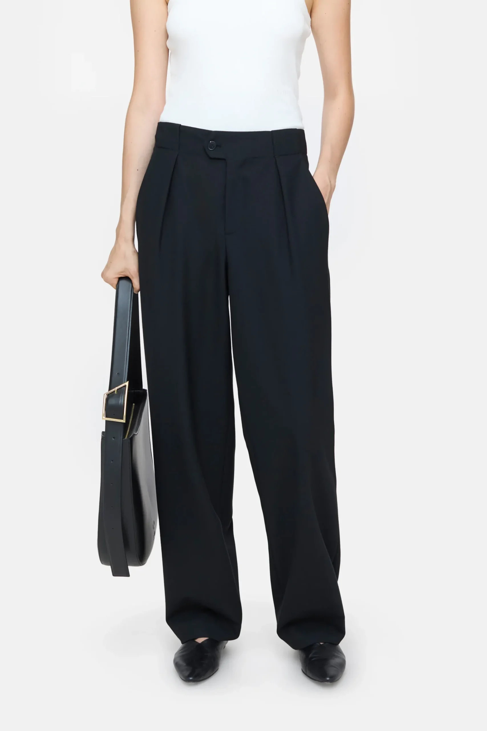Closed Hosen*Relaxed Pants - Style Name Mawson Black