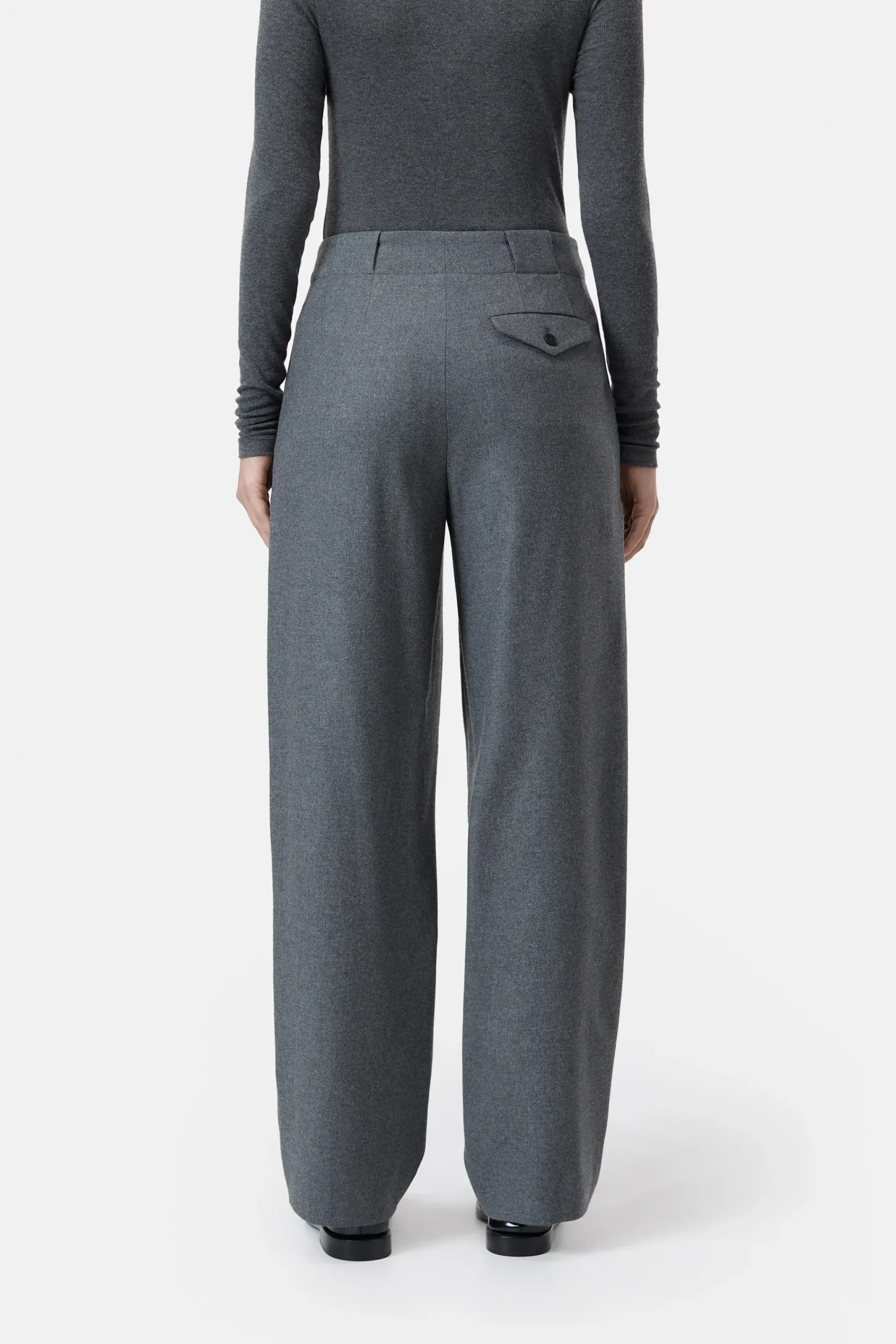 Closed Hosen*Relaxed Pants - Style Name Mawson Darkgreymelange