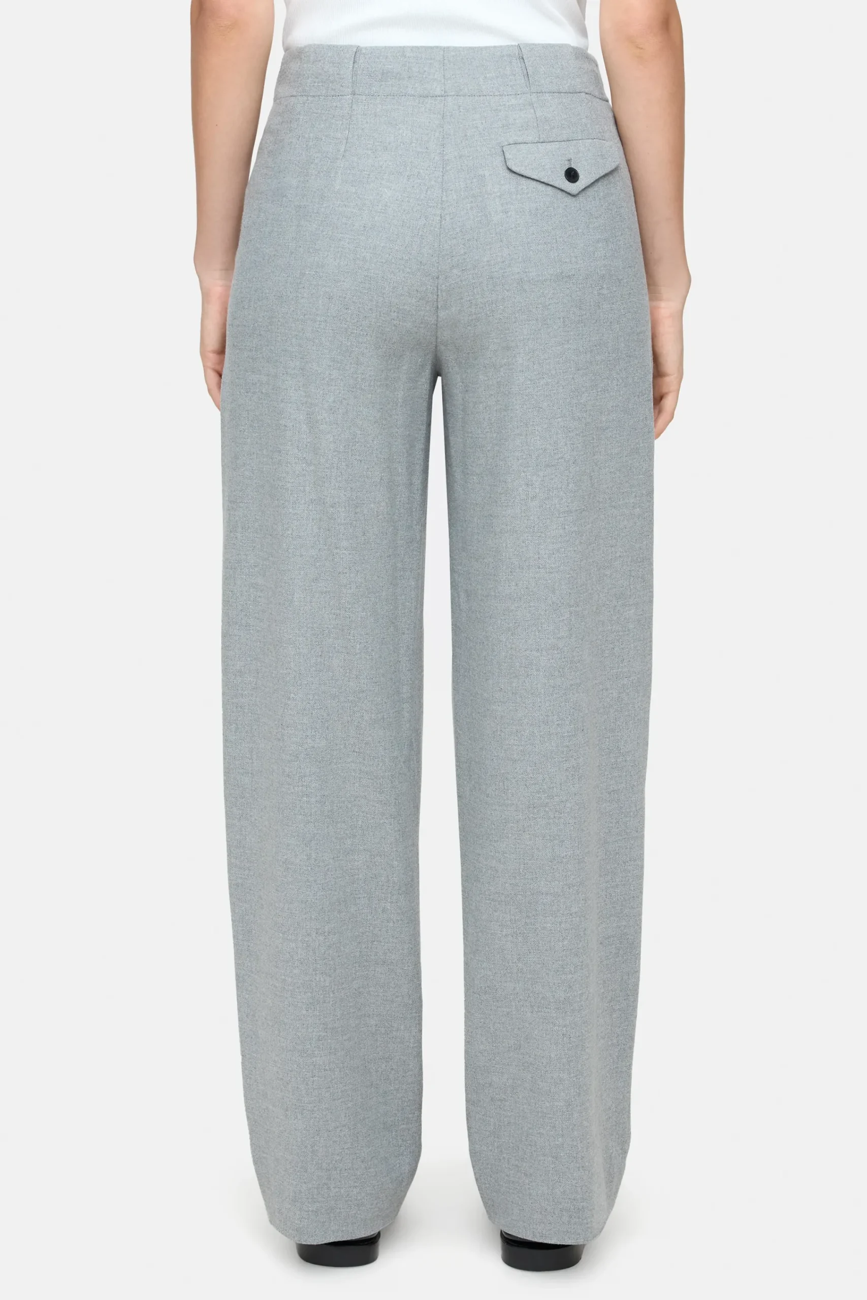 Closed Hosen*Relaxed Pants - Style Name Mawson Lightgreymelange