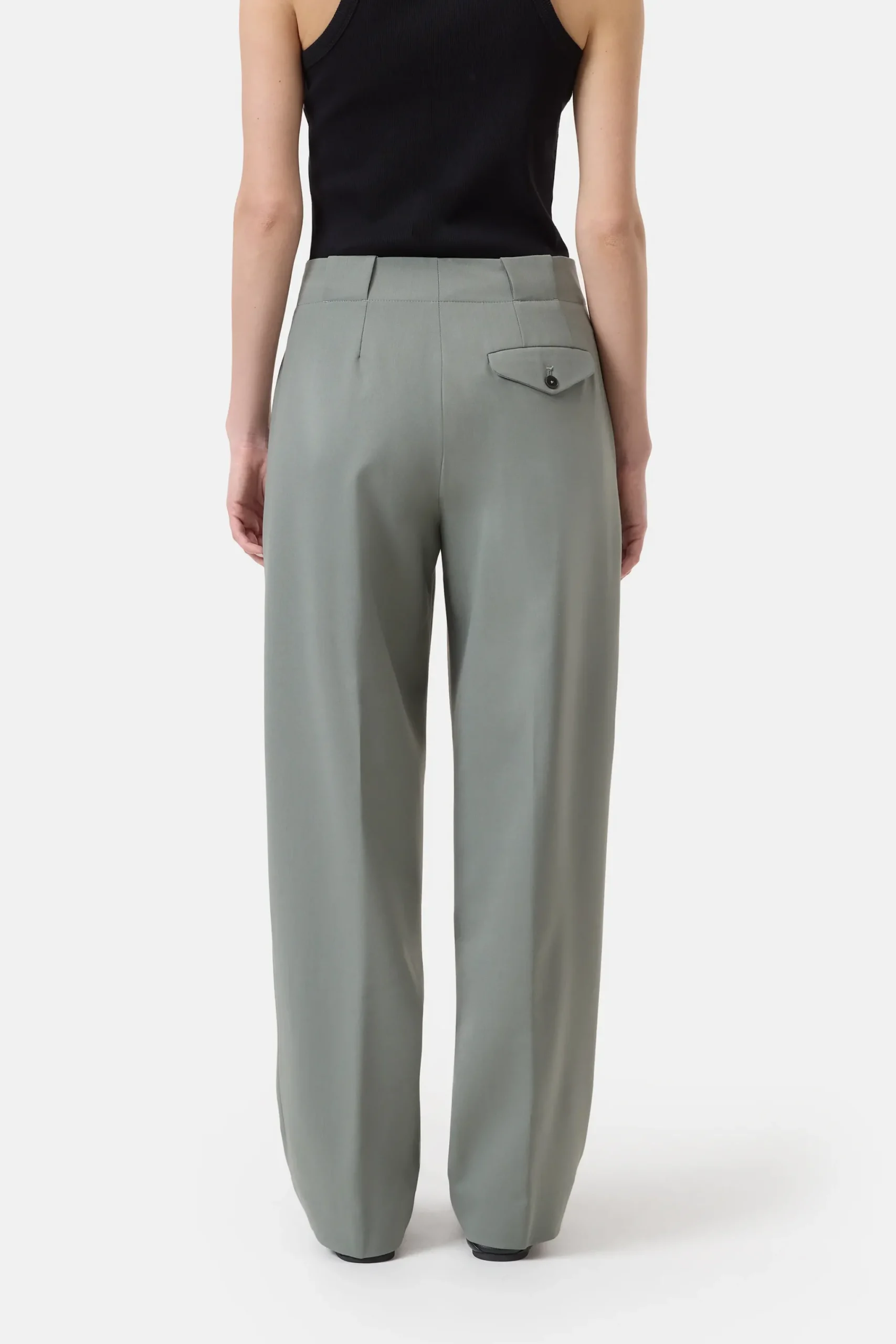 Closed Hosen*Relaxed Pants - Style Name Mawson Fadedgreen