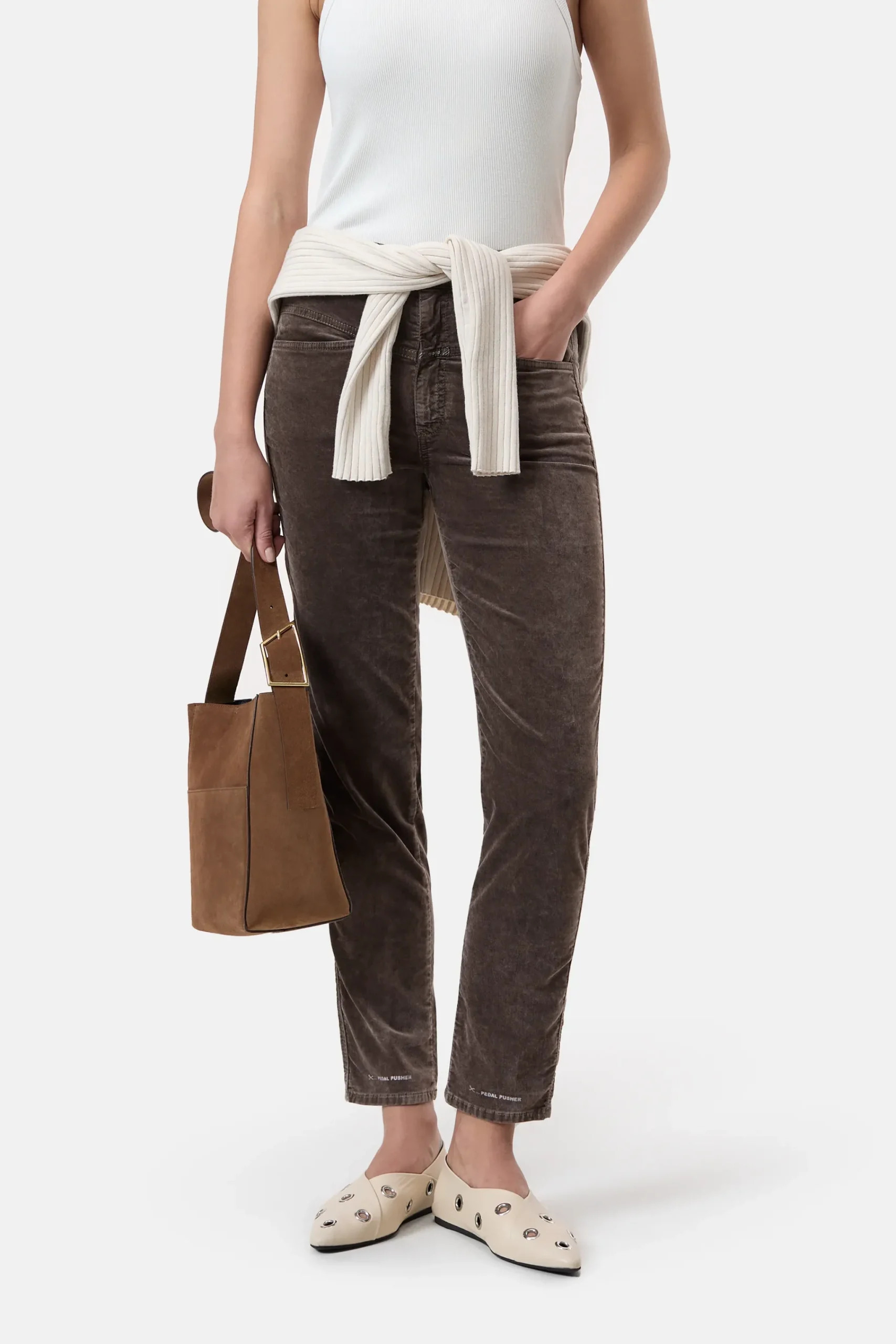 Closed Hosen*Relaxed Pants - Style Name Pedal Pusher mocha