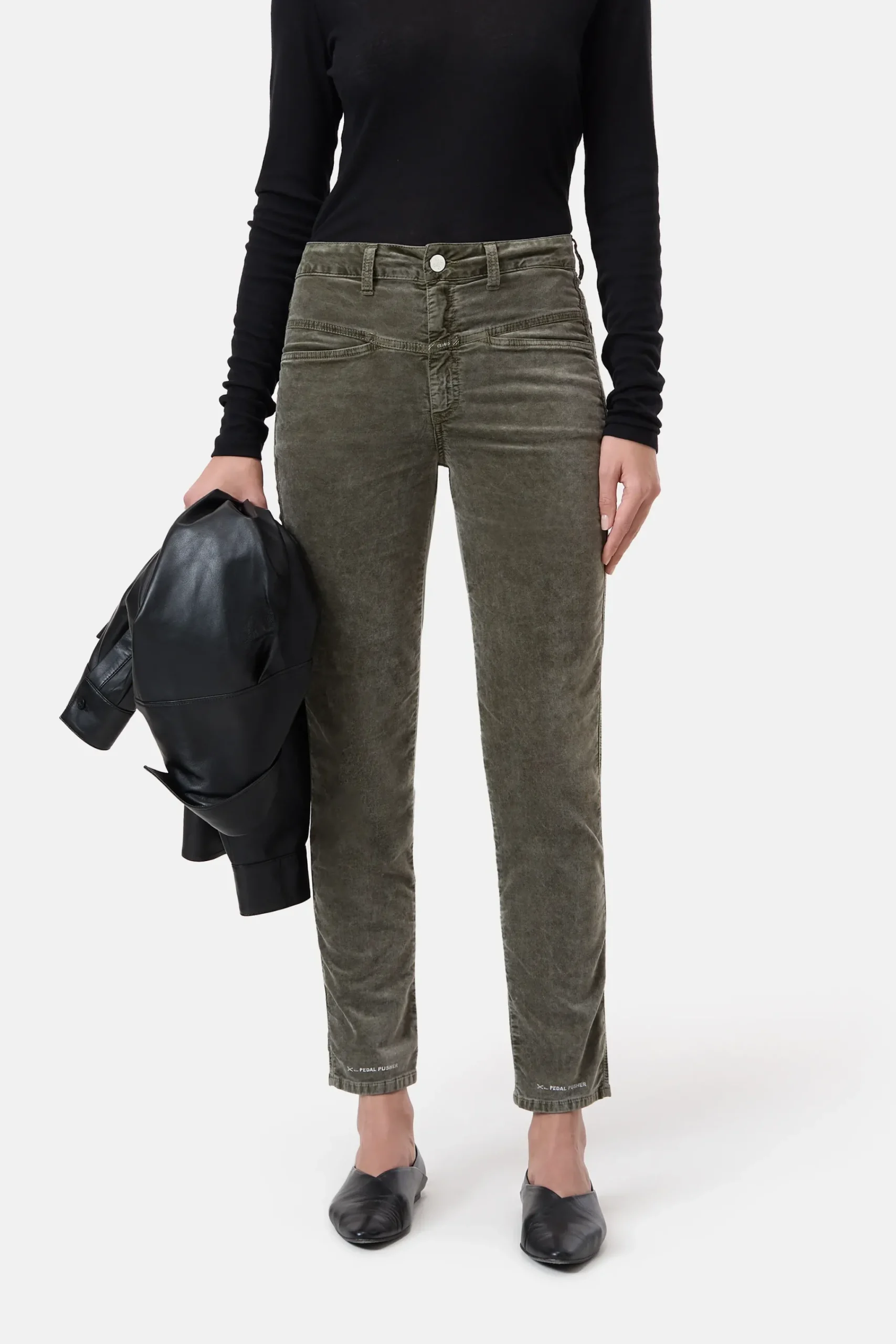 Closed Hosen*Relaxed Pants - Style Name Pedal Pusher Vergreen