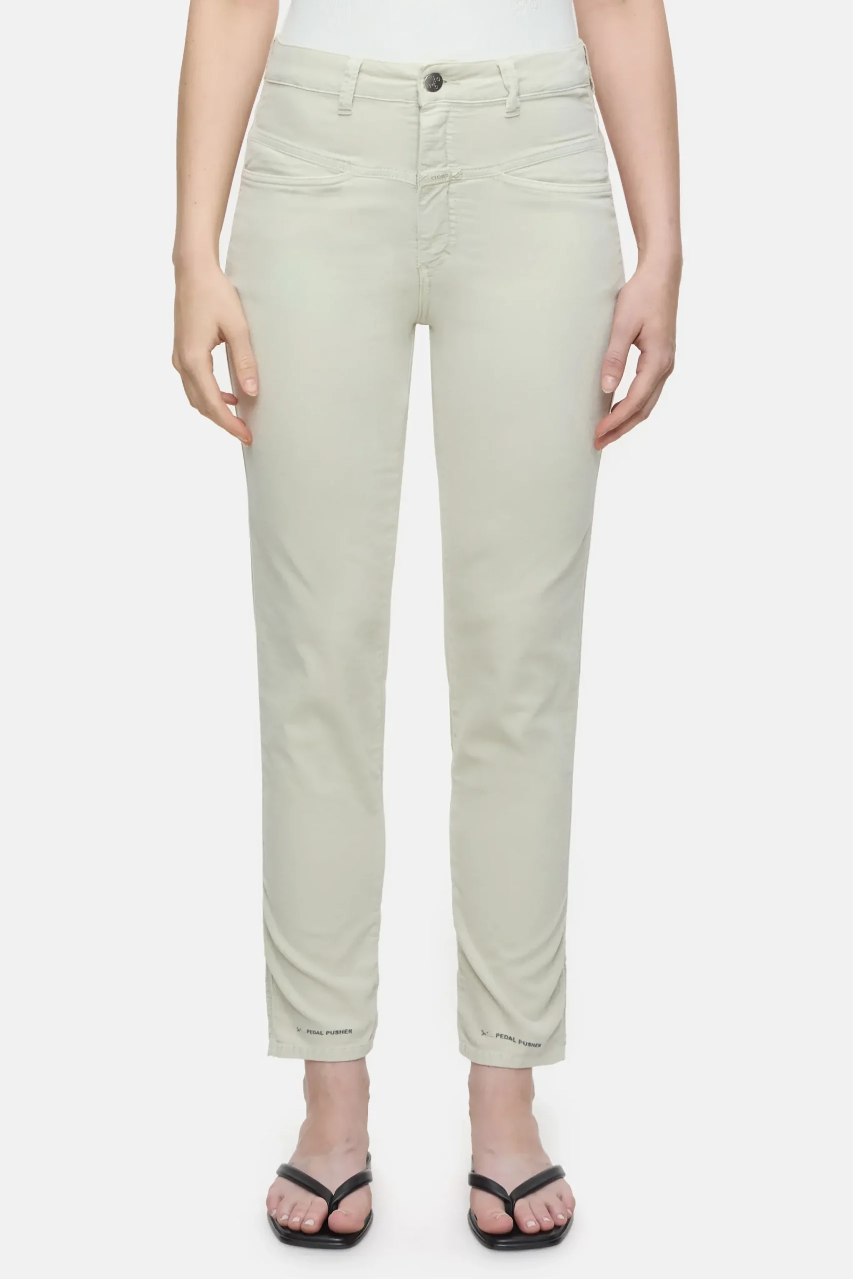 Closed Hosen*Relaxed Pants - Style Name Pedal Pusher Sabbiabeige