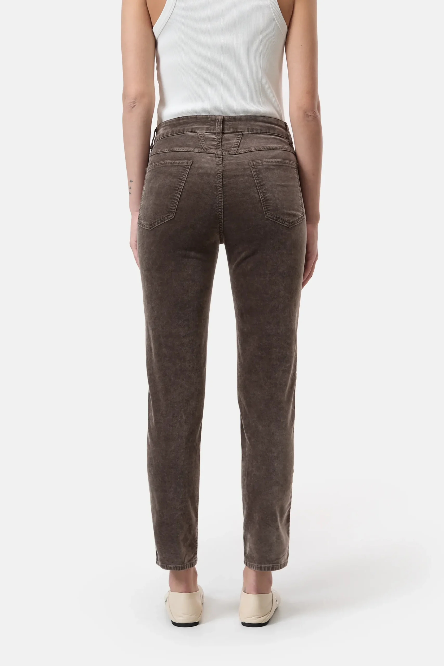 Closed Hosen*Relaxed Pants - Style Name Pedal Pusher mocha