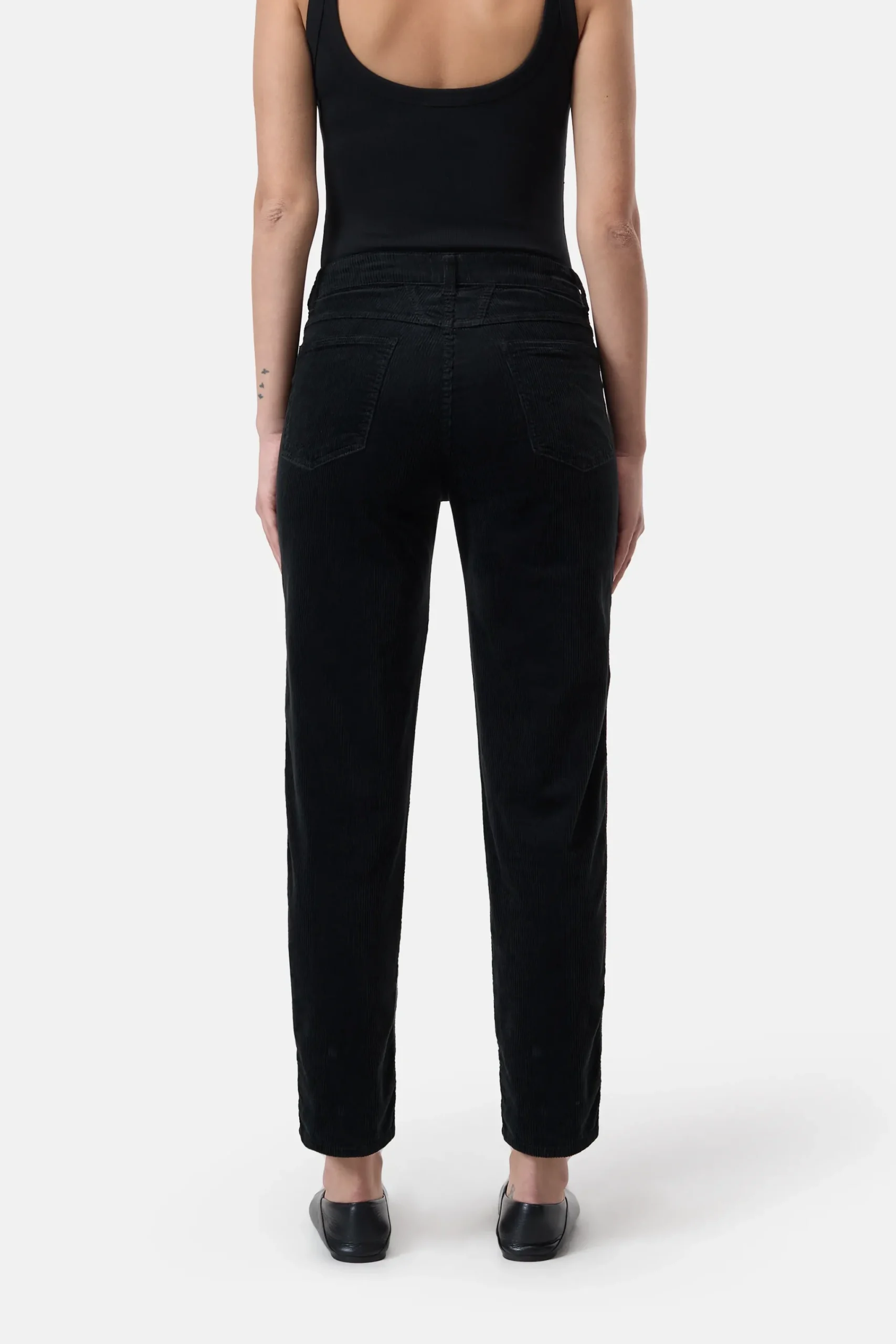 Closed Hosen*Relaxed Pants - Style Name Pedal Pusher Black