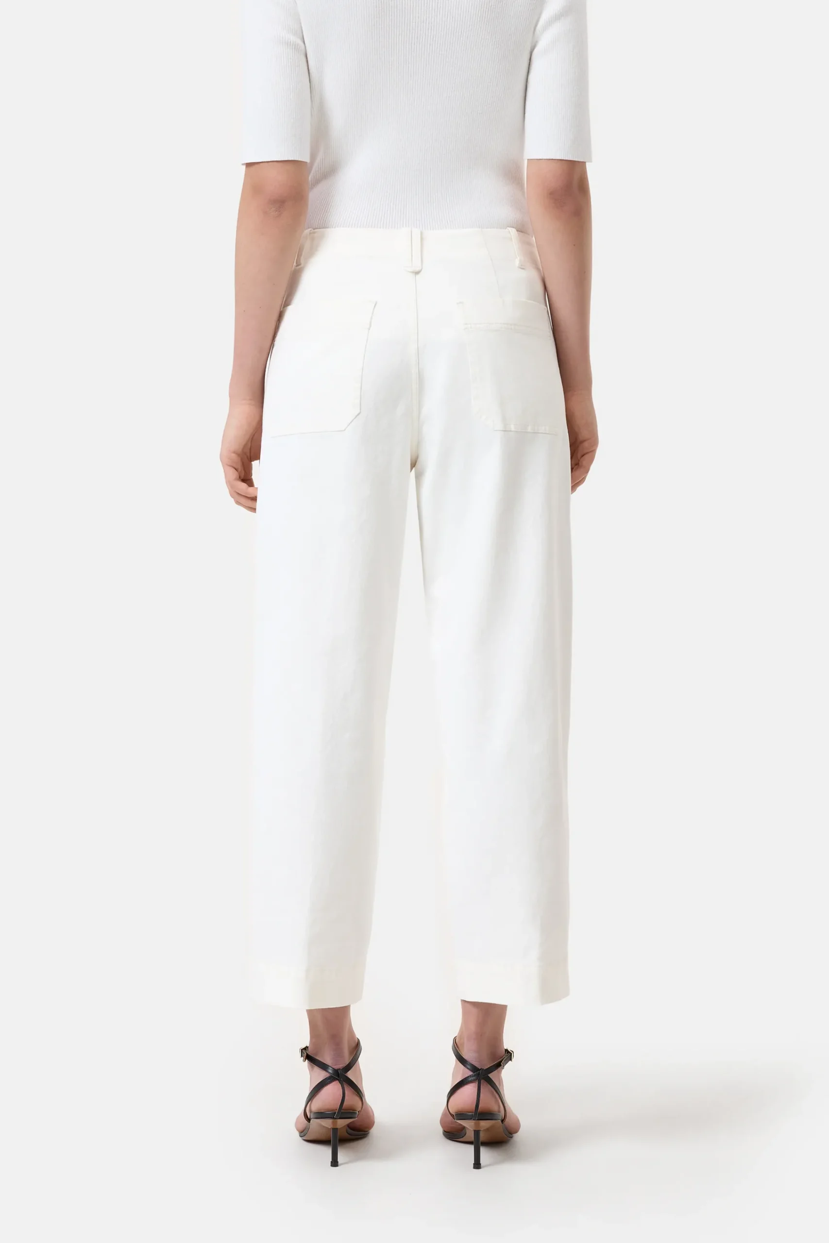 Closed Hosen*Relaxed Pants - Style Name Rovea Ivory