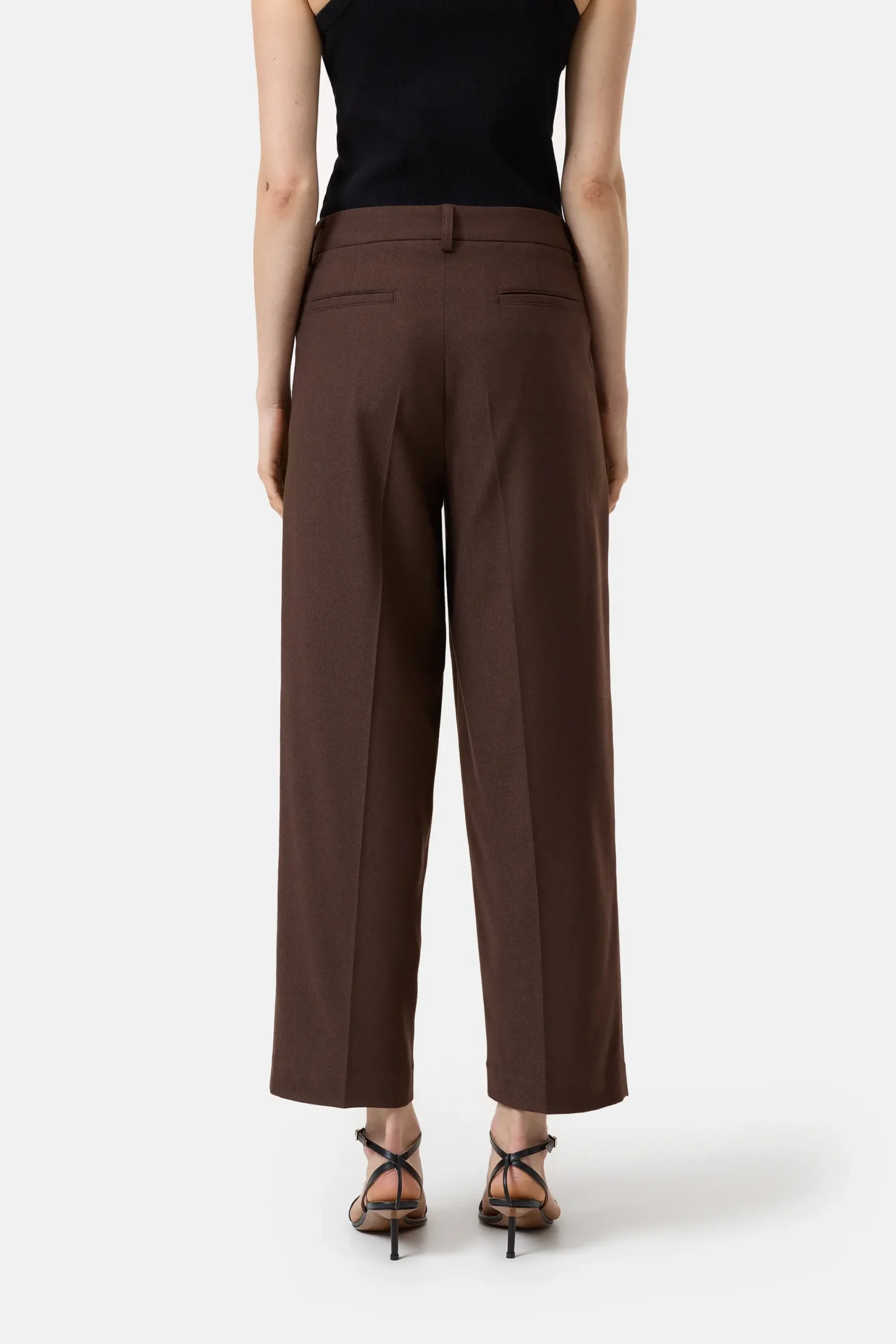Closed Hosen*Relaxed Pants - Style Name Ruthy Cacaobrown