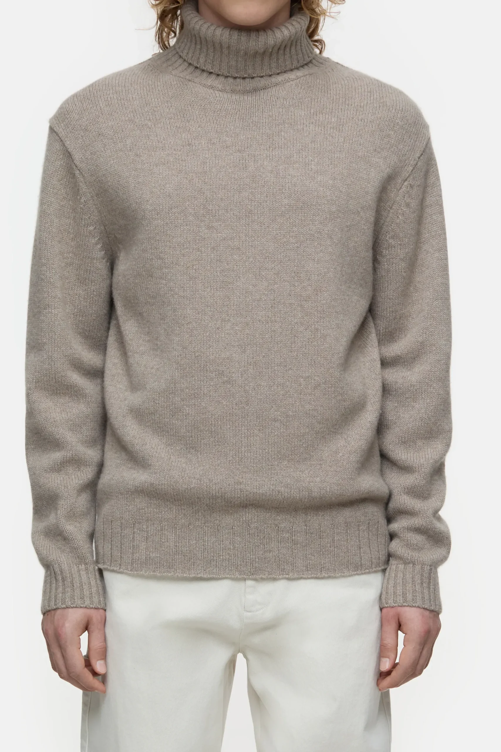 Closed Strick*Rollkragenpullover aus Kaschmir Cashewcream