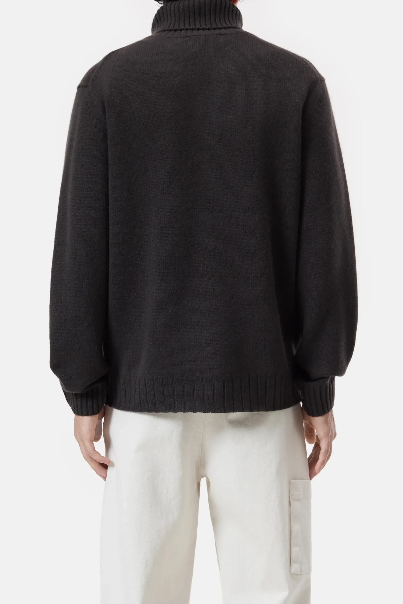 Closed Strick*Rollkragenpullover aus Kaschmir Ebony