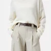 Closed Strick*Rollkragen-Pullover aus Wolle Ivory