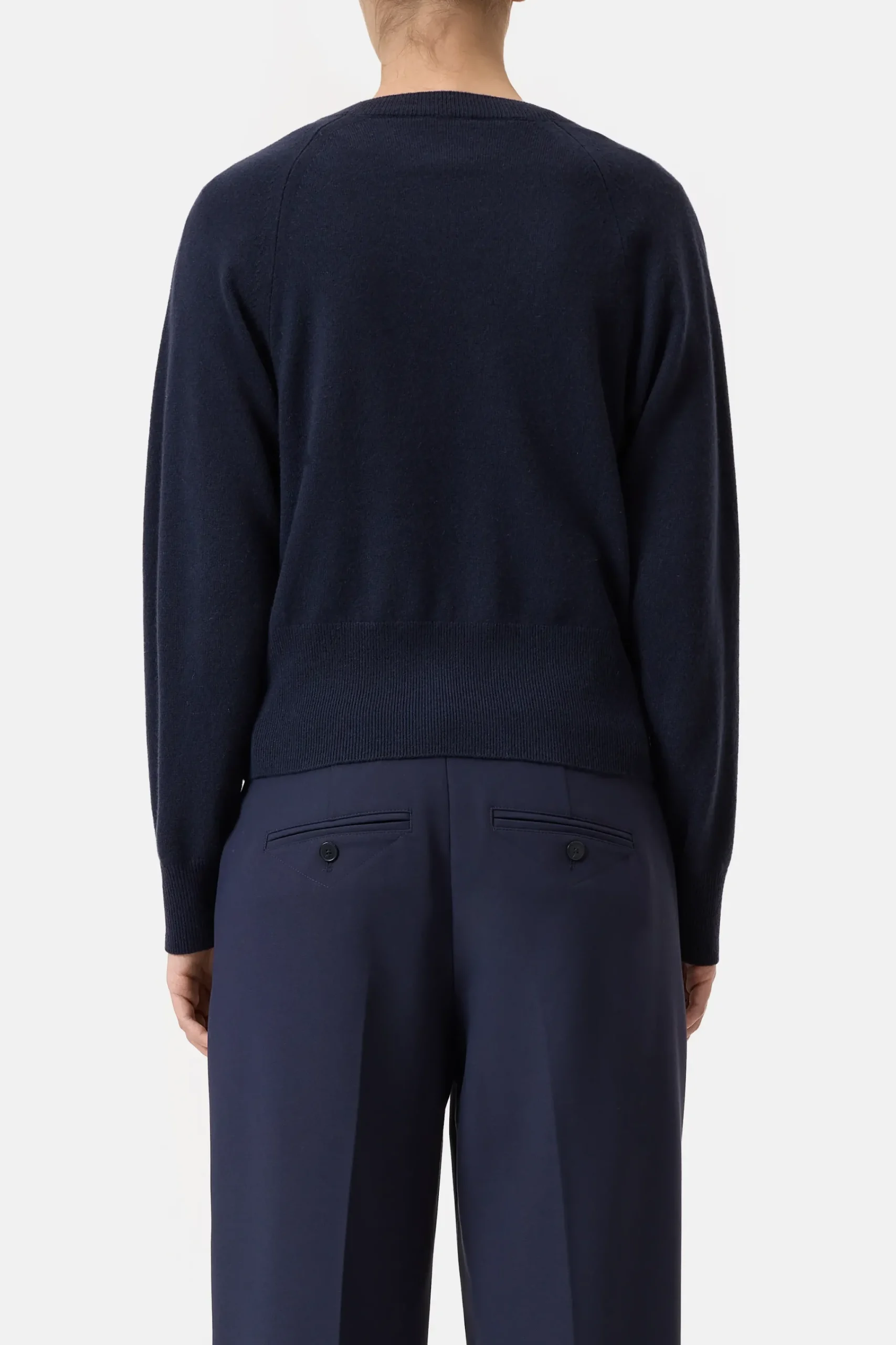 Closed Strick*Rundhalspullover aus Kaschmir Darknight