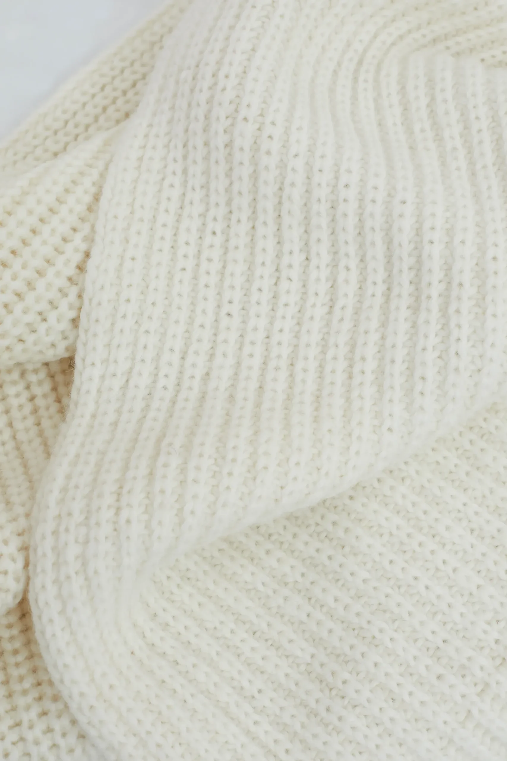 Closed Schals & Mützen*Schal aus Alpaka-Mix Ivory