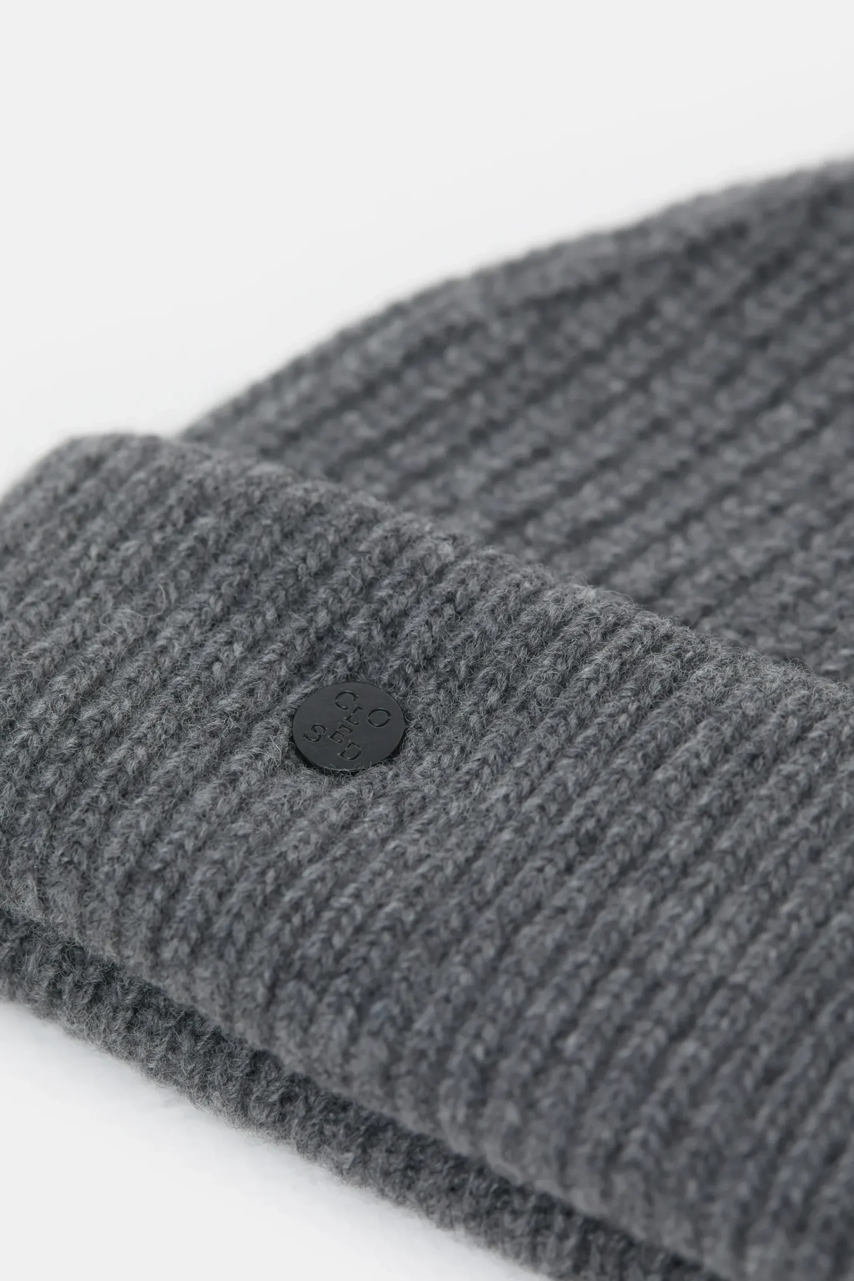 Closed Mützen*Seemannsmütze aus Wolle Darkgreymelange