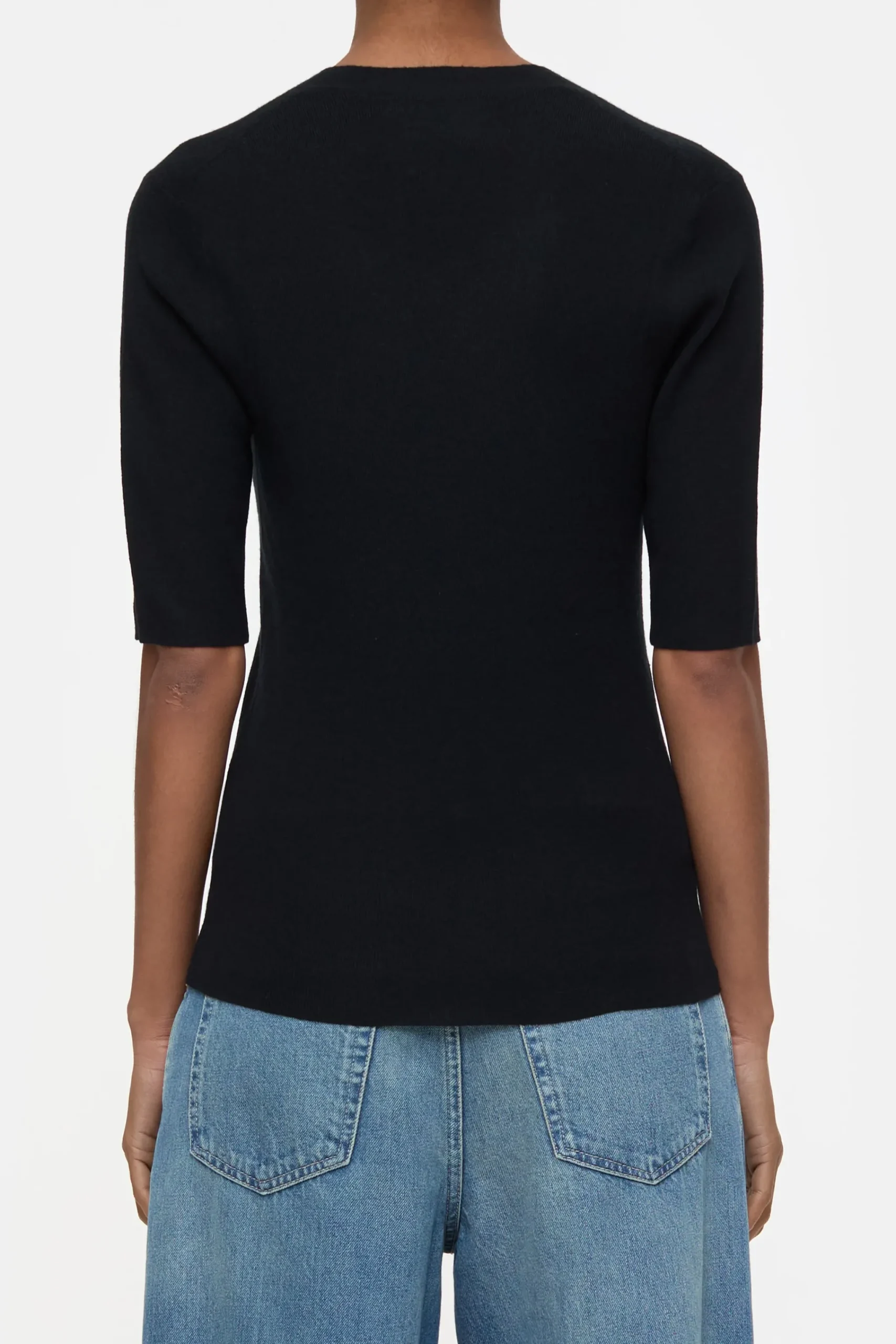 Closed Strick*Shirt aus Kaschmir-Mix Black