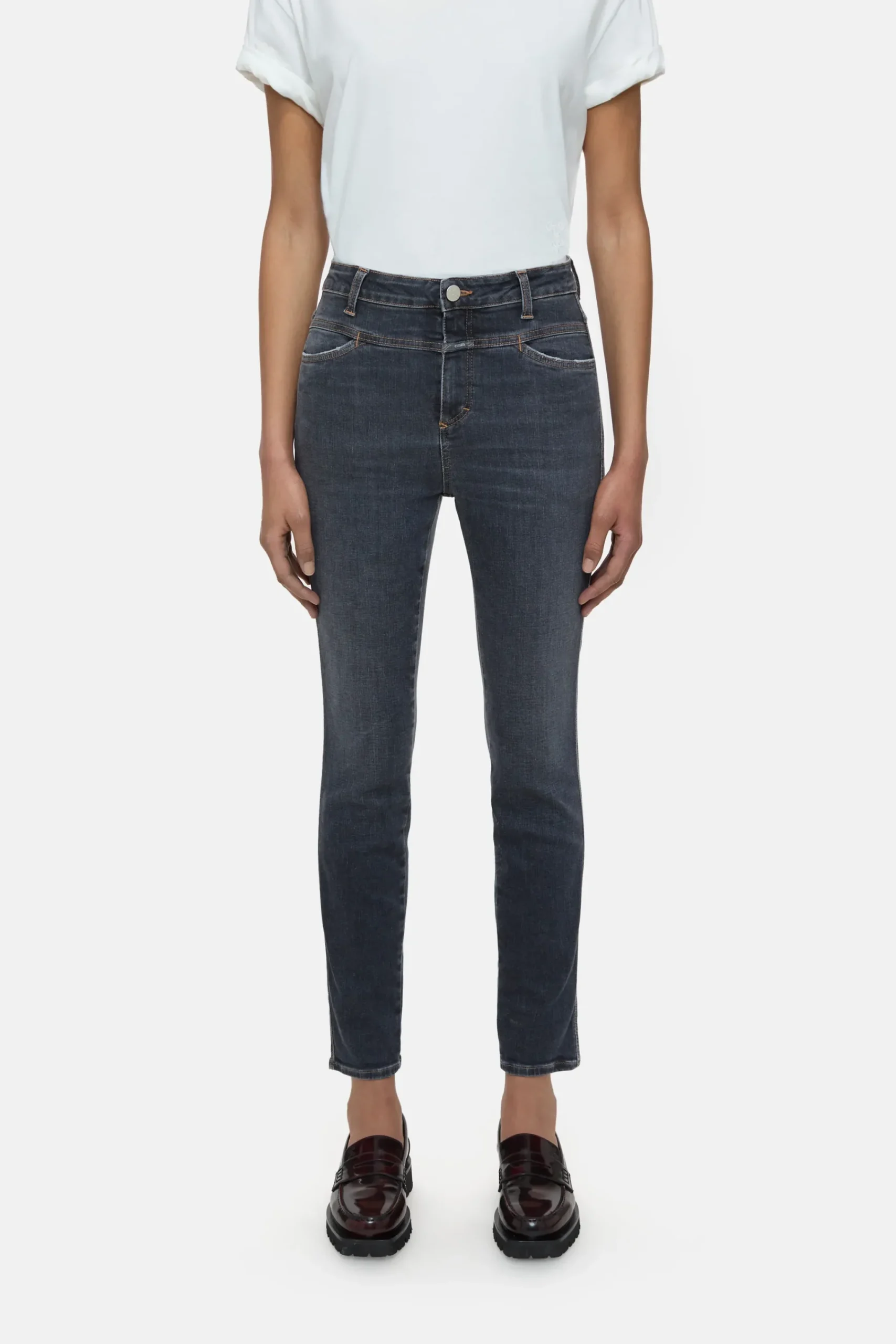Closed Jeans | Skinny Fit*Skinny Jeans - Style Name Skinny Pusher Darkgrey