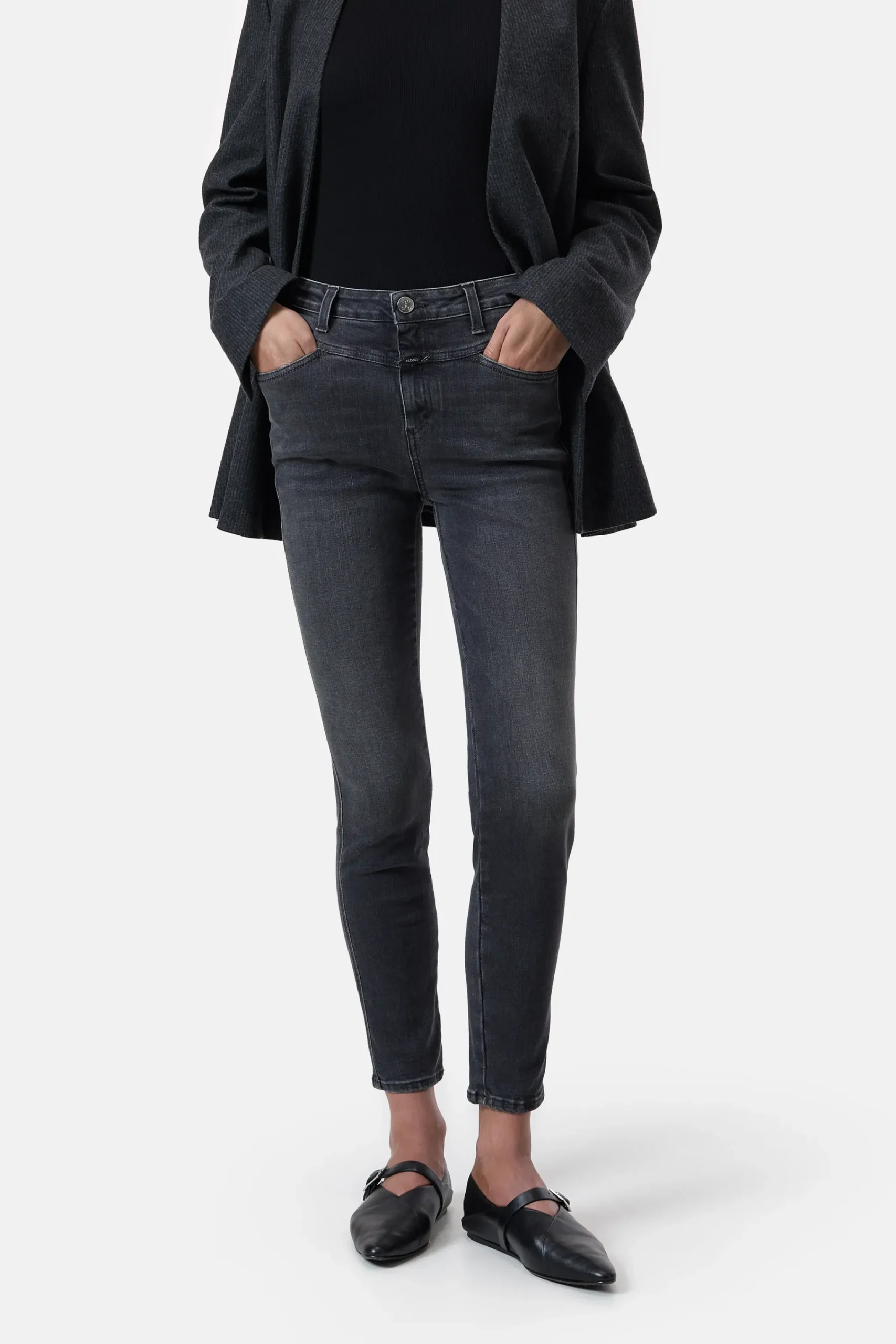 Closed Jeans | Skinny Fit*Skinny Jeans - Style Name Skinny Pusher Darkgrey