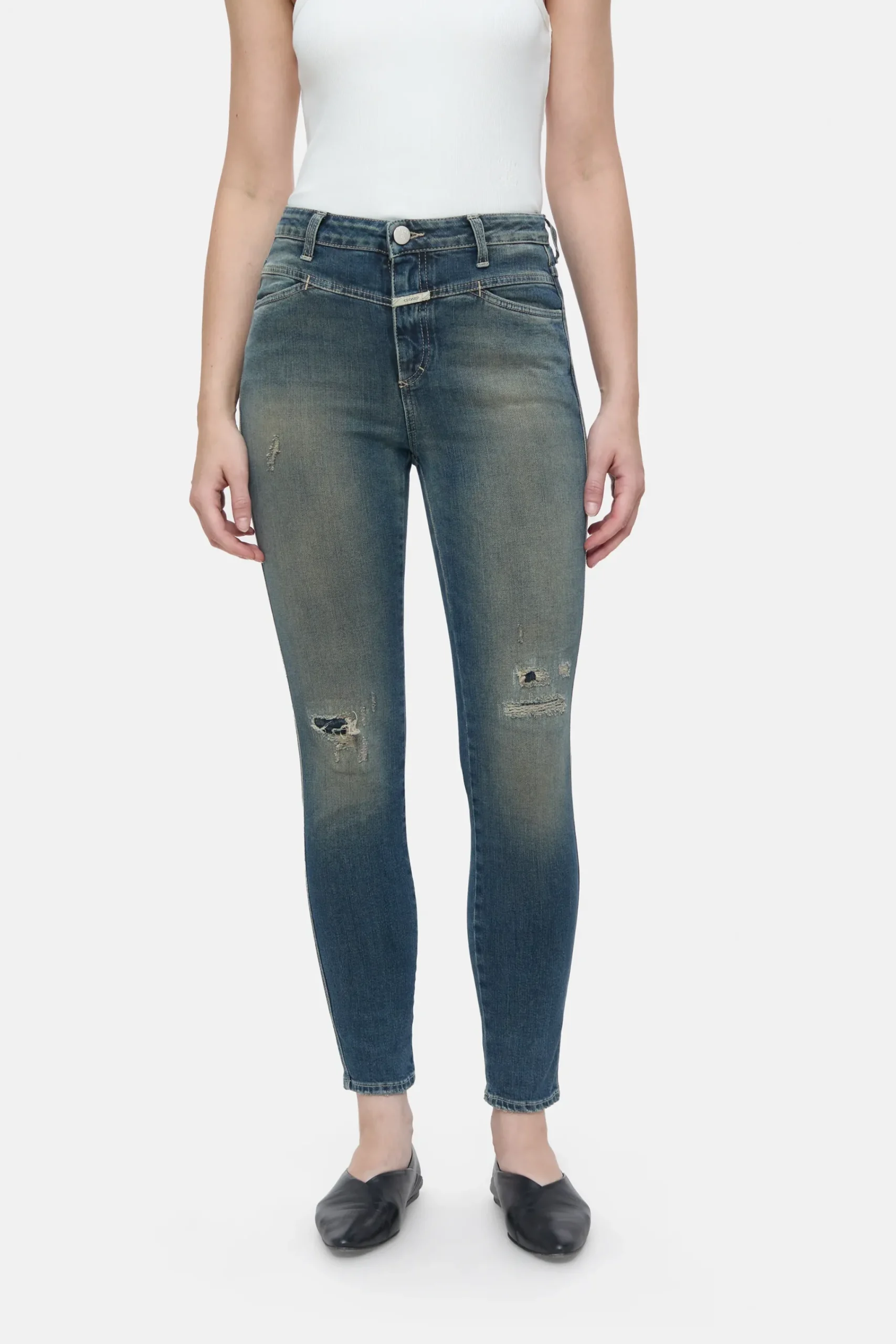 Closed Jeans | Skinny Fit*Skinny Jeans - Style Name Skinny Pusher Midblue